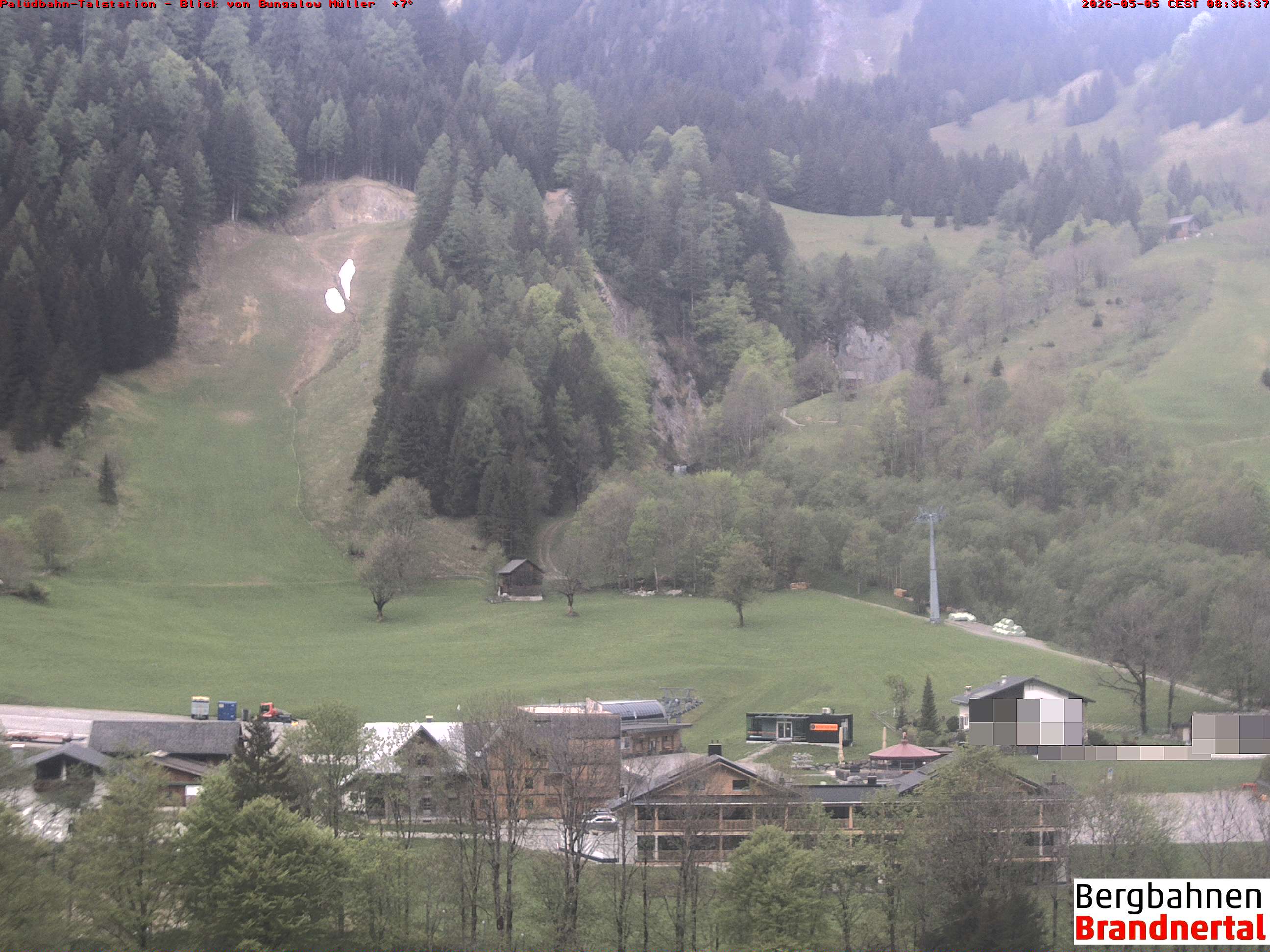 Blick auf Palüdbahn von Bungalow Müller