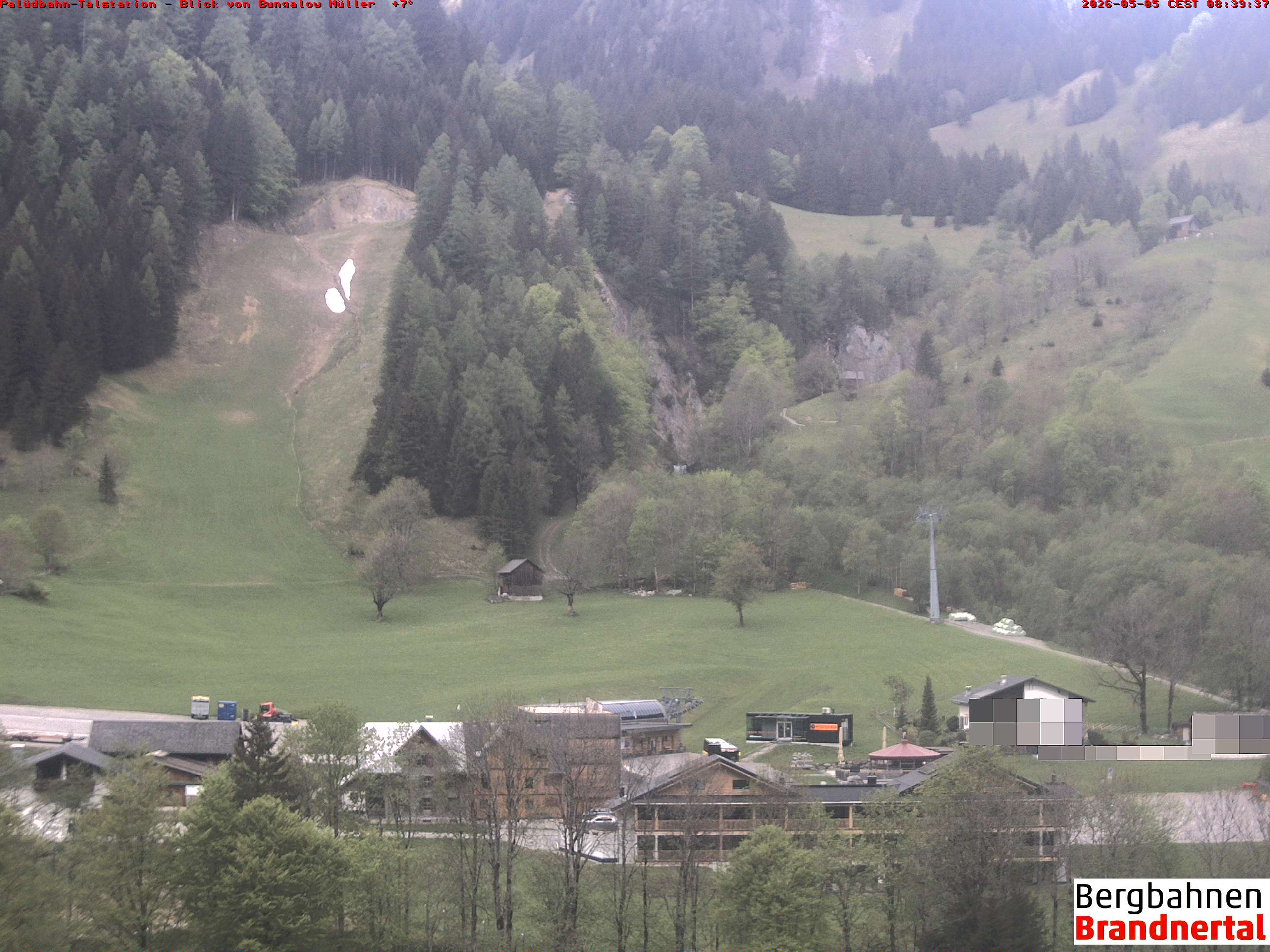 Blick auf Palüdbahn von Bungalow Müller