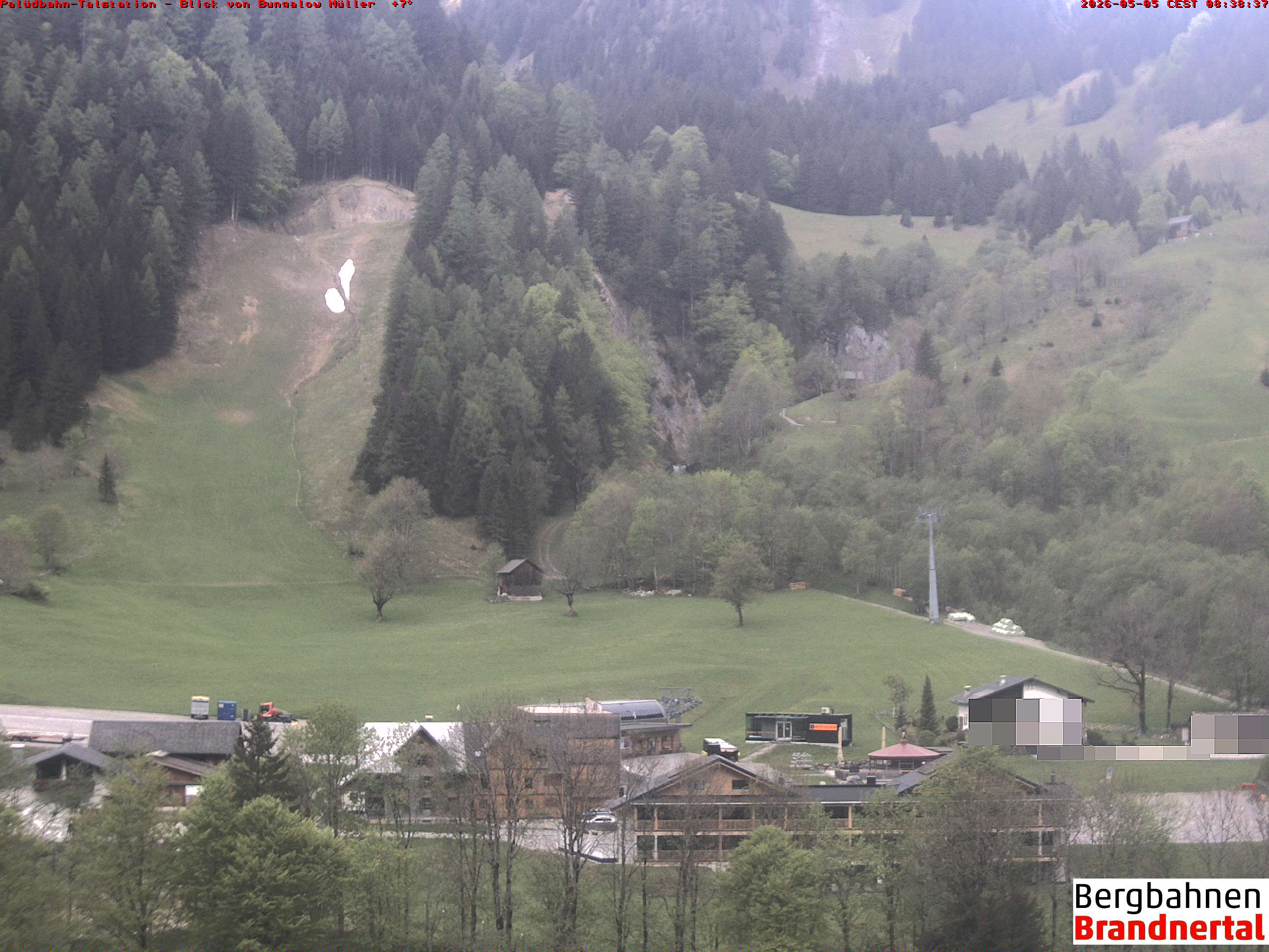 Blick auf Palüdbahn von Bungalow Müller