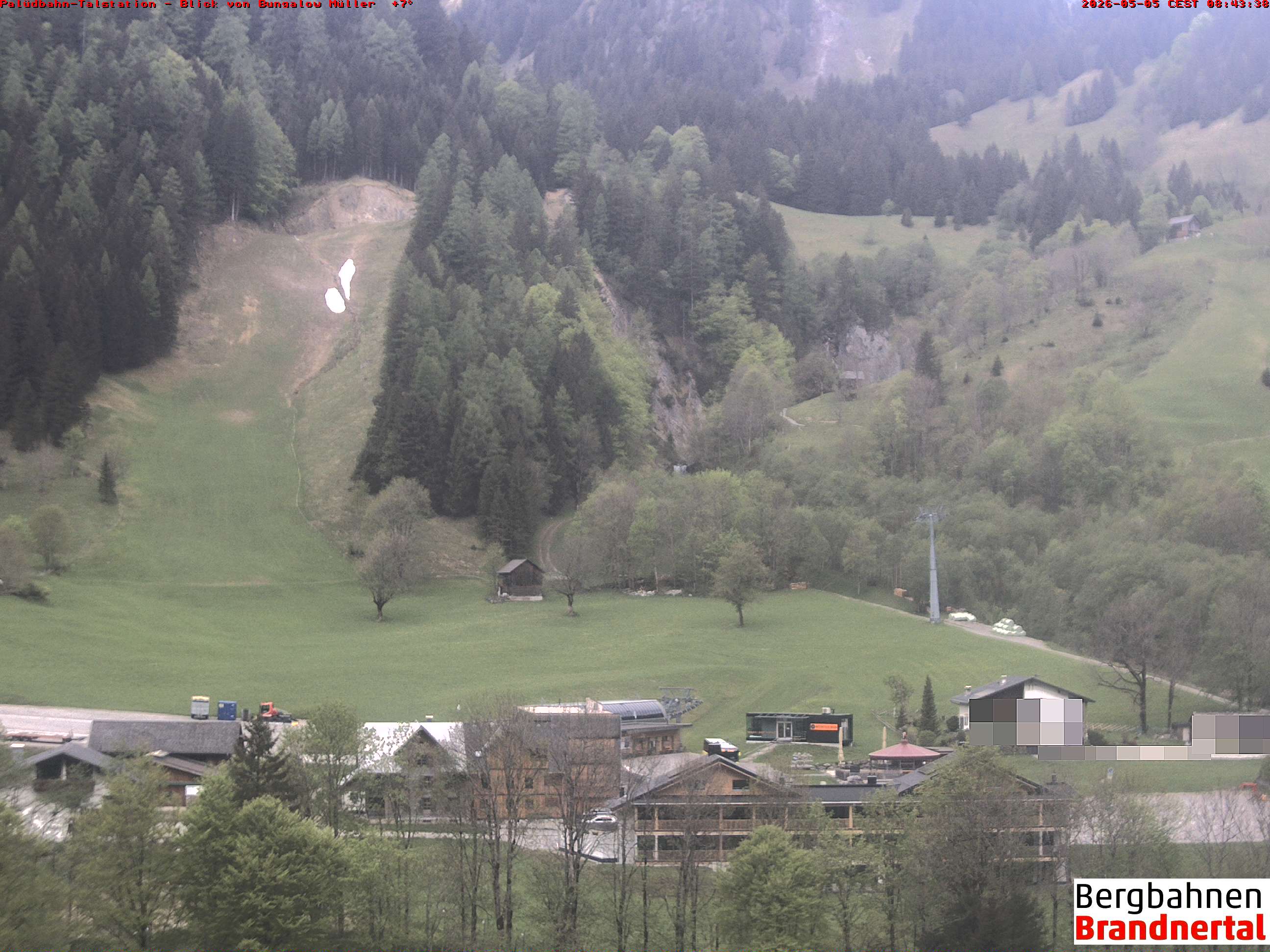 Blick auf Palüdbahn von Bungalow Müller