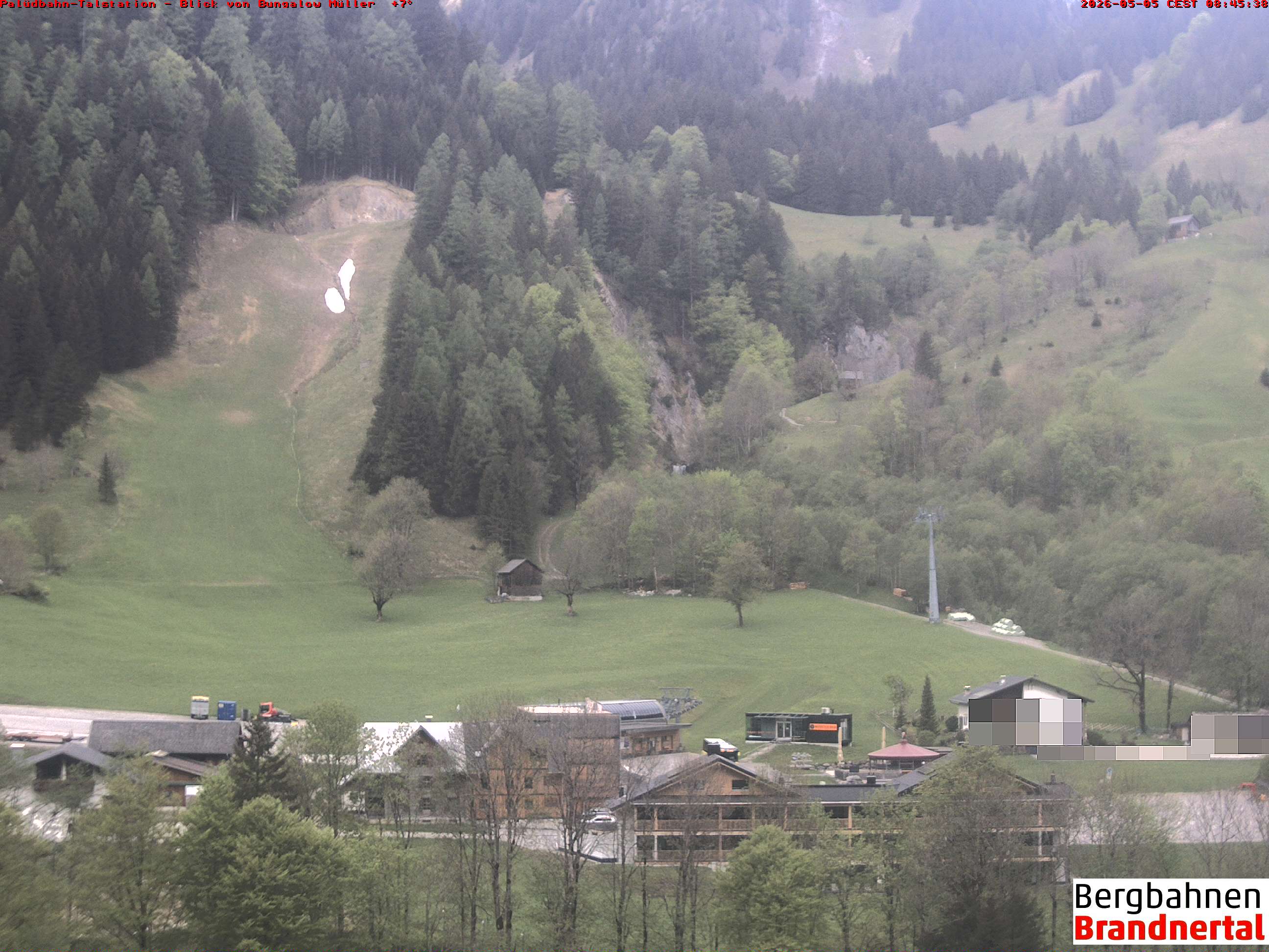 Blick auf Palüdbahn von Bungalow Müller