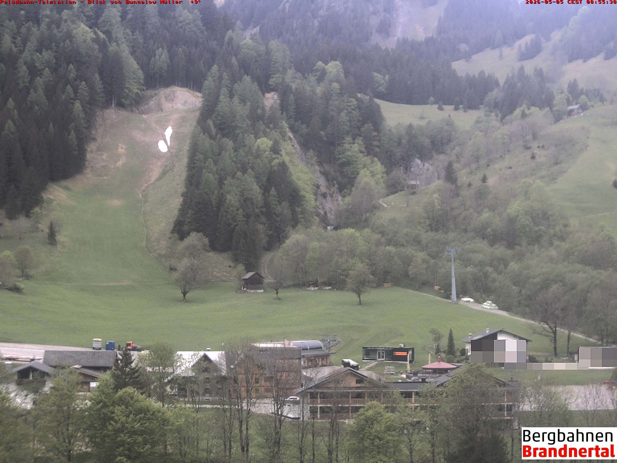Blick auf Palüdbahn von Bungalow Müller