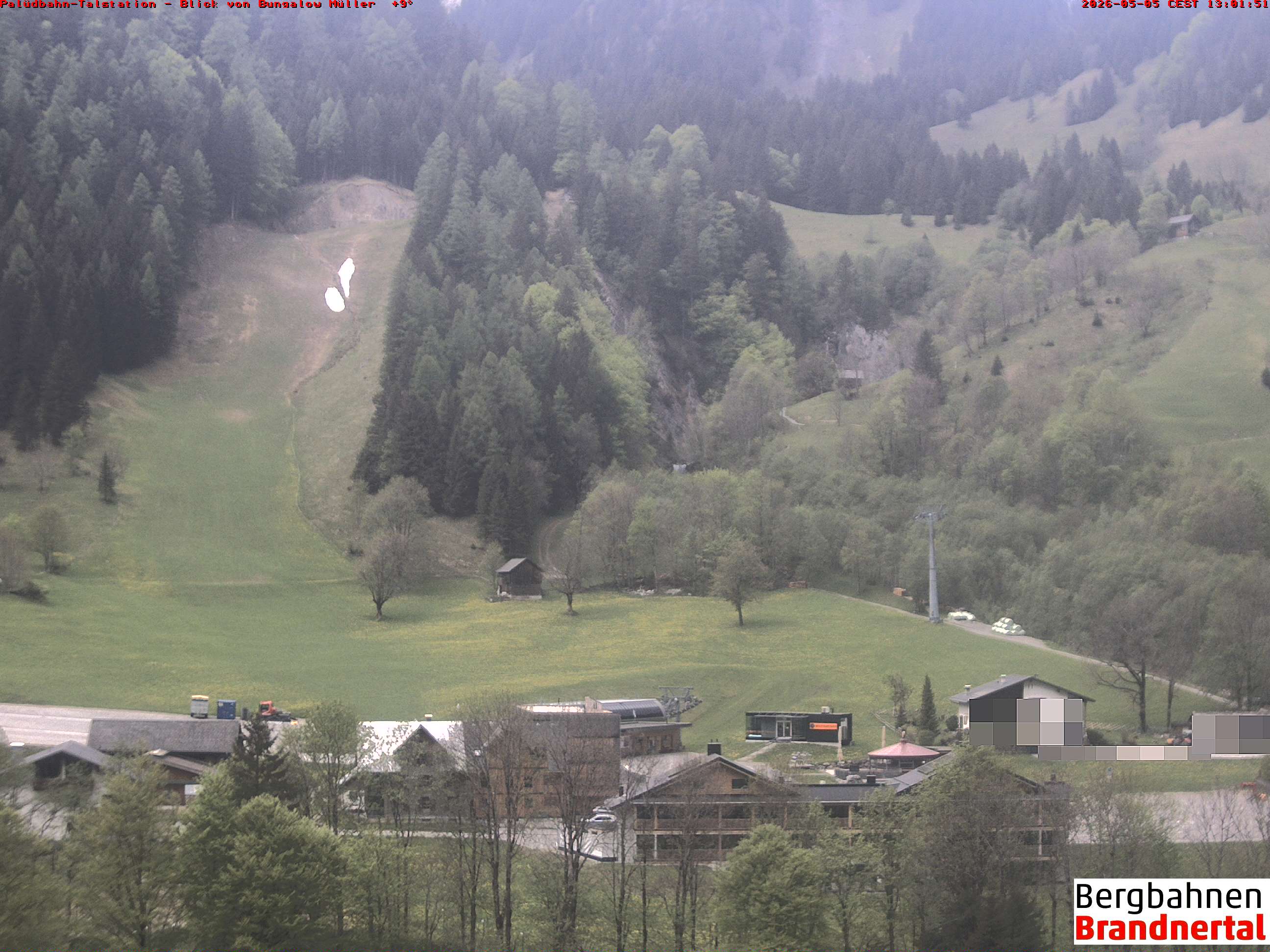 Blick auf Palüdbahn von Bungalow Müller