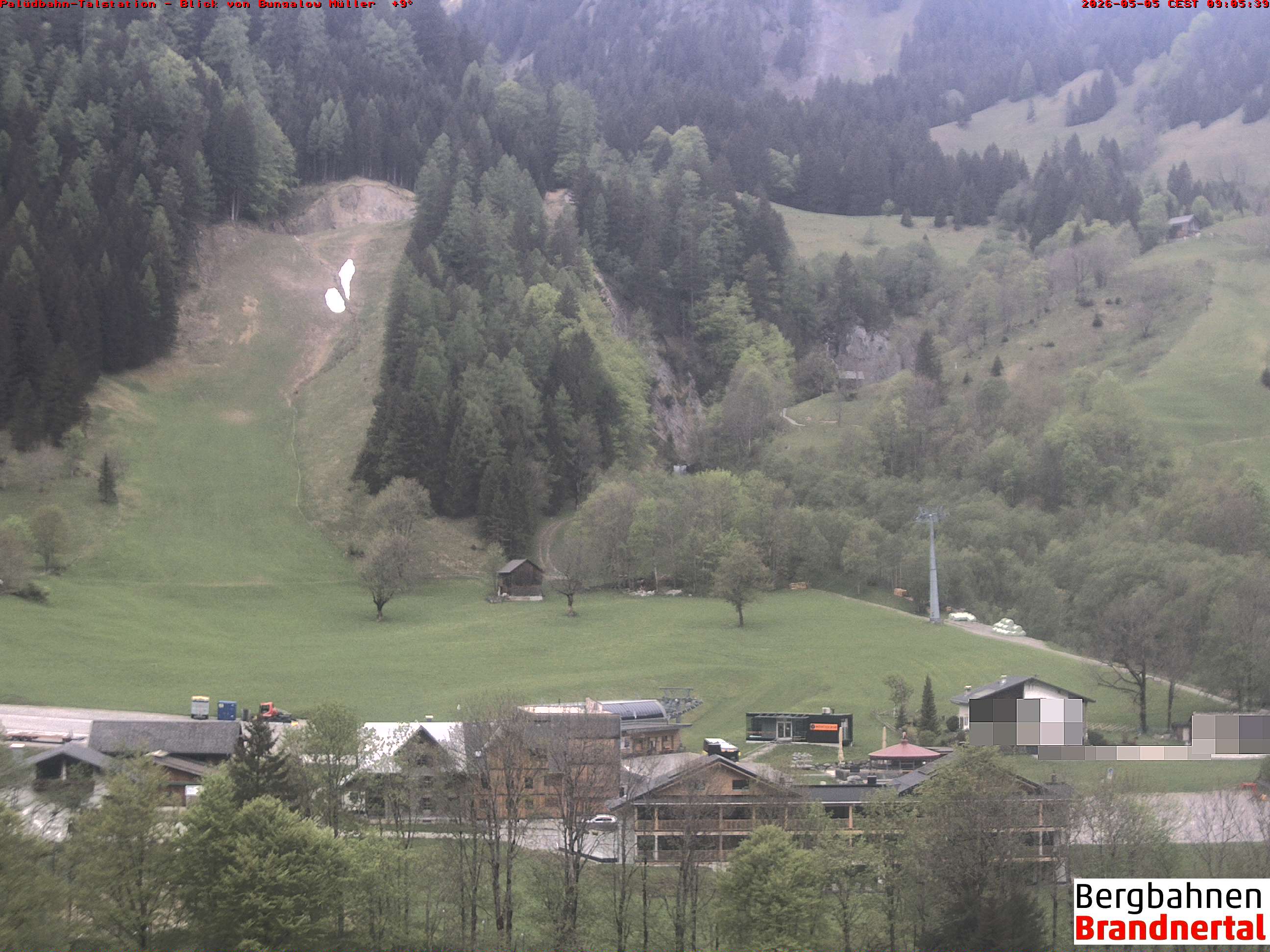 Blick auf Palüdbahn von Bungalow Müller