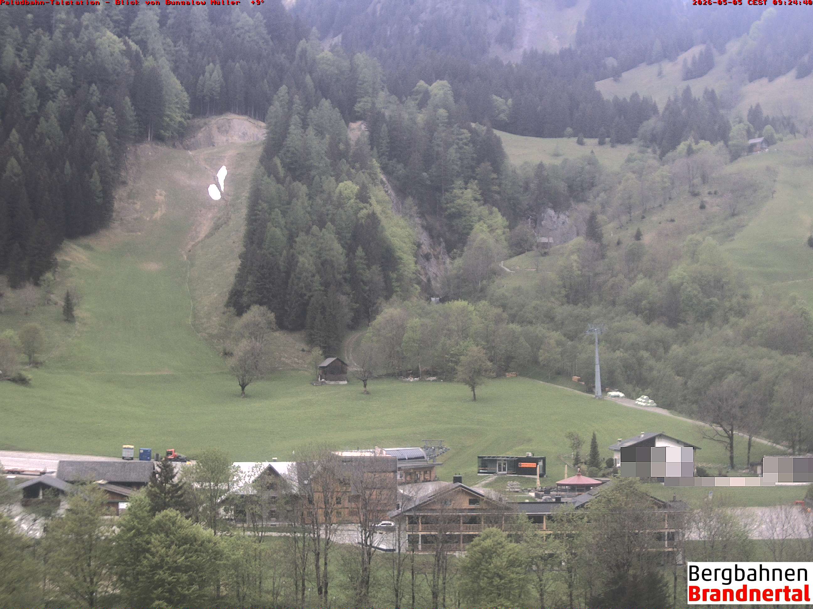 Blick auf Palüdbahn von Bungalow Müller