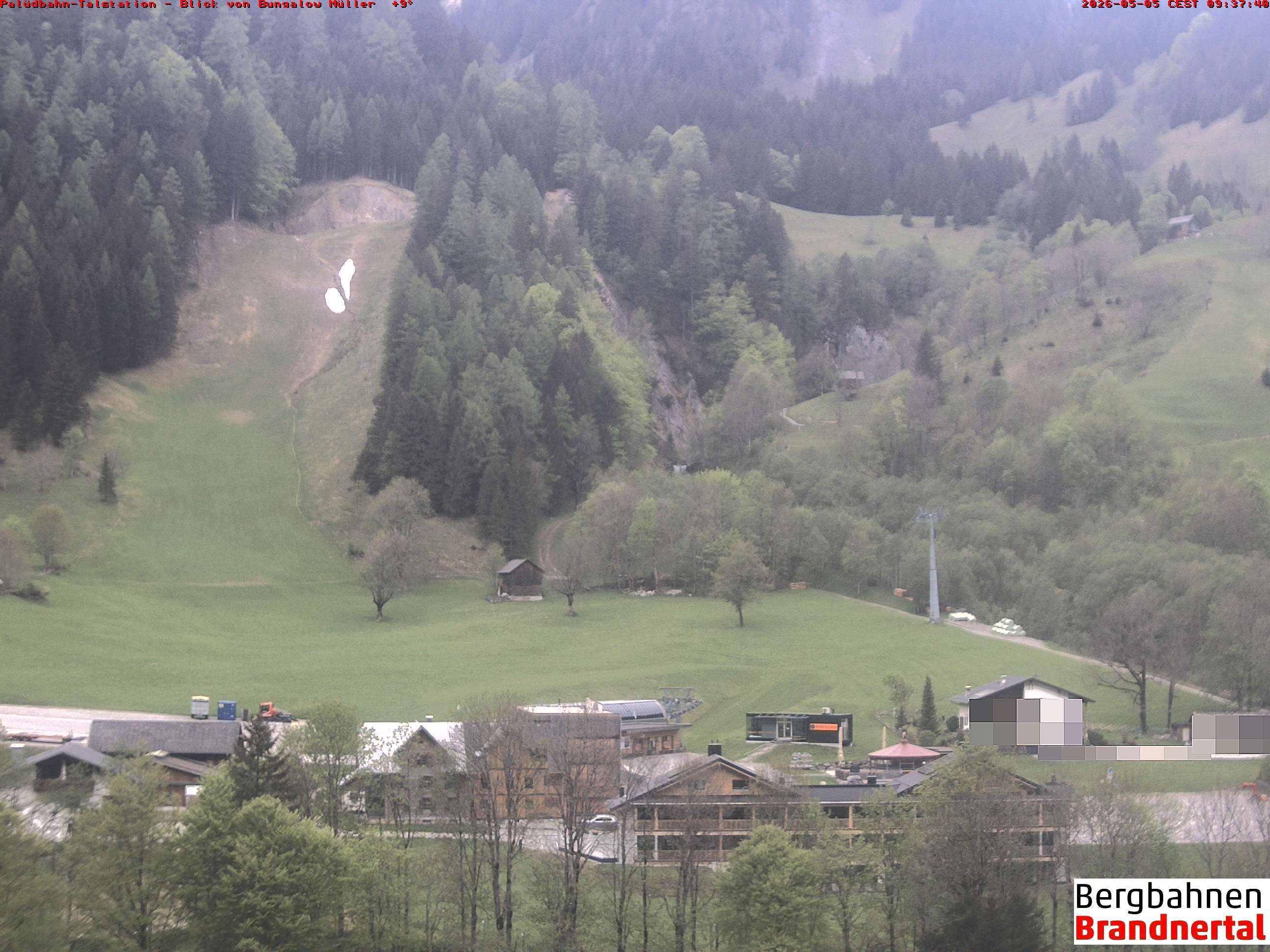 Blick auf Palüdbahn von Bungalow Müller