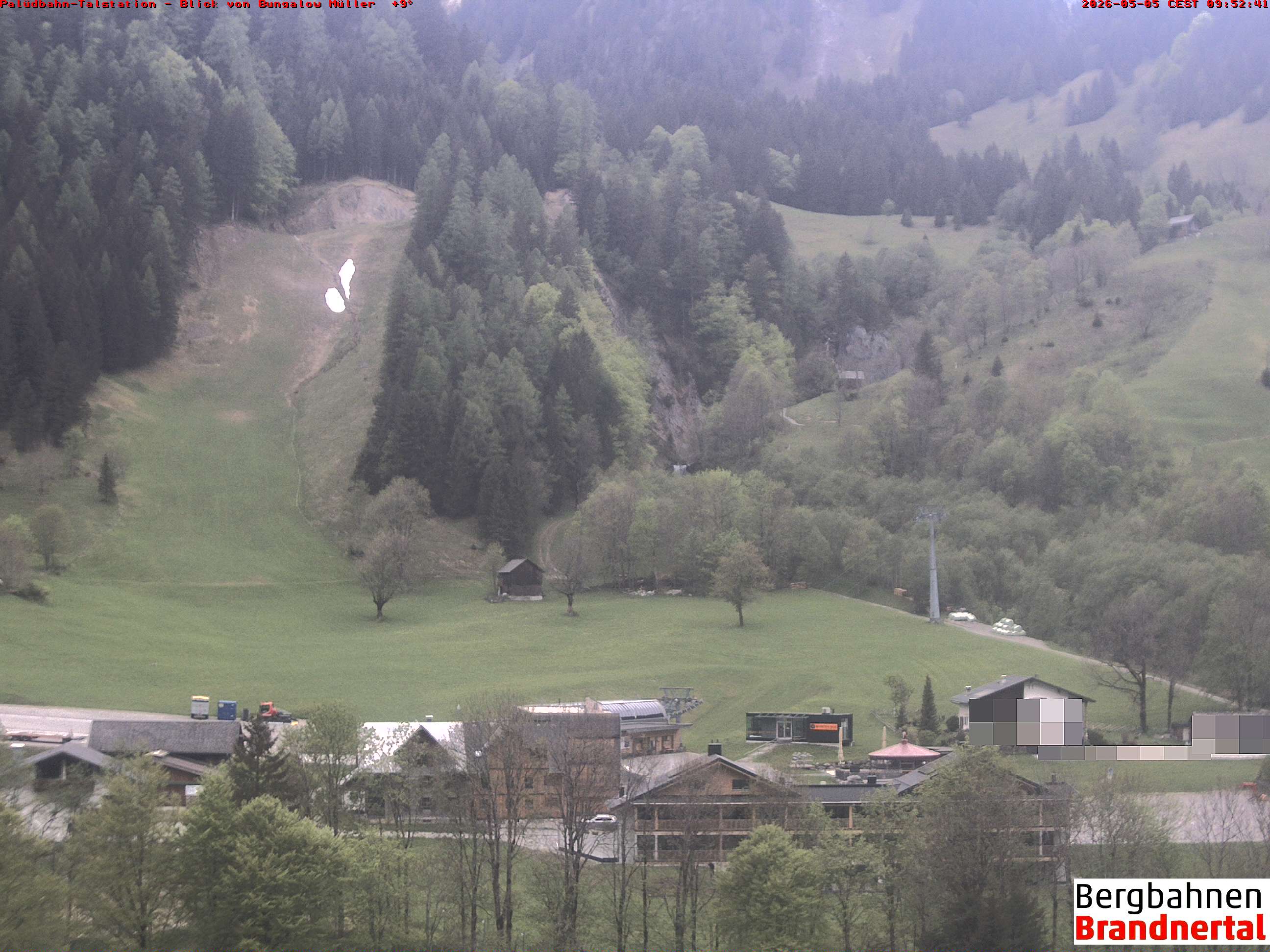 Blick auf Palüdbahn von Bungalow Müller