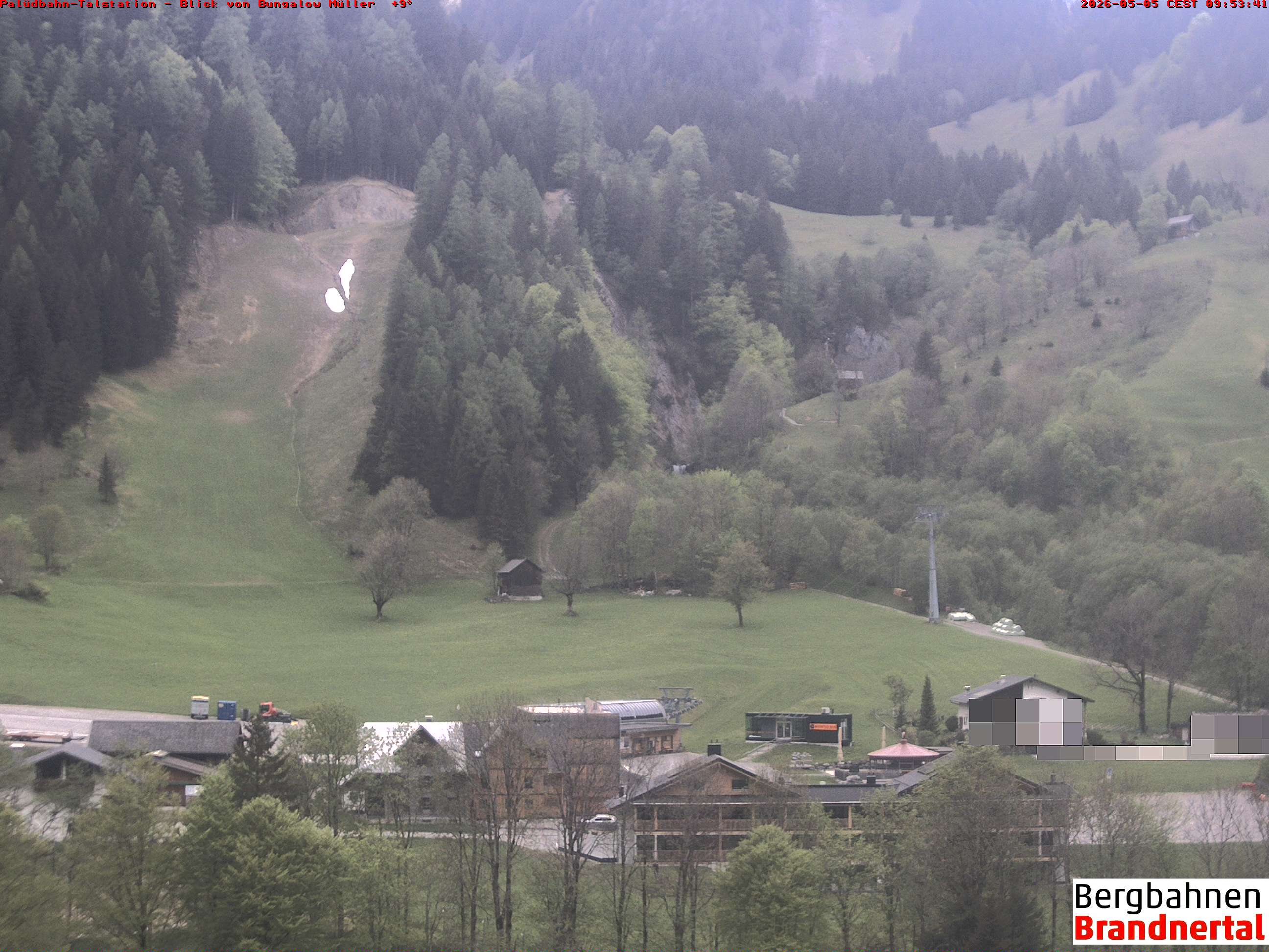Blick auf Palüdbahn von Bungalow Müller