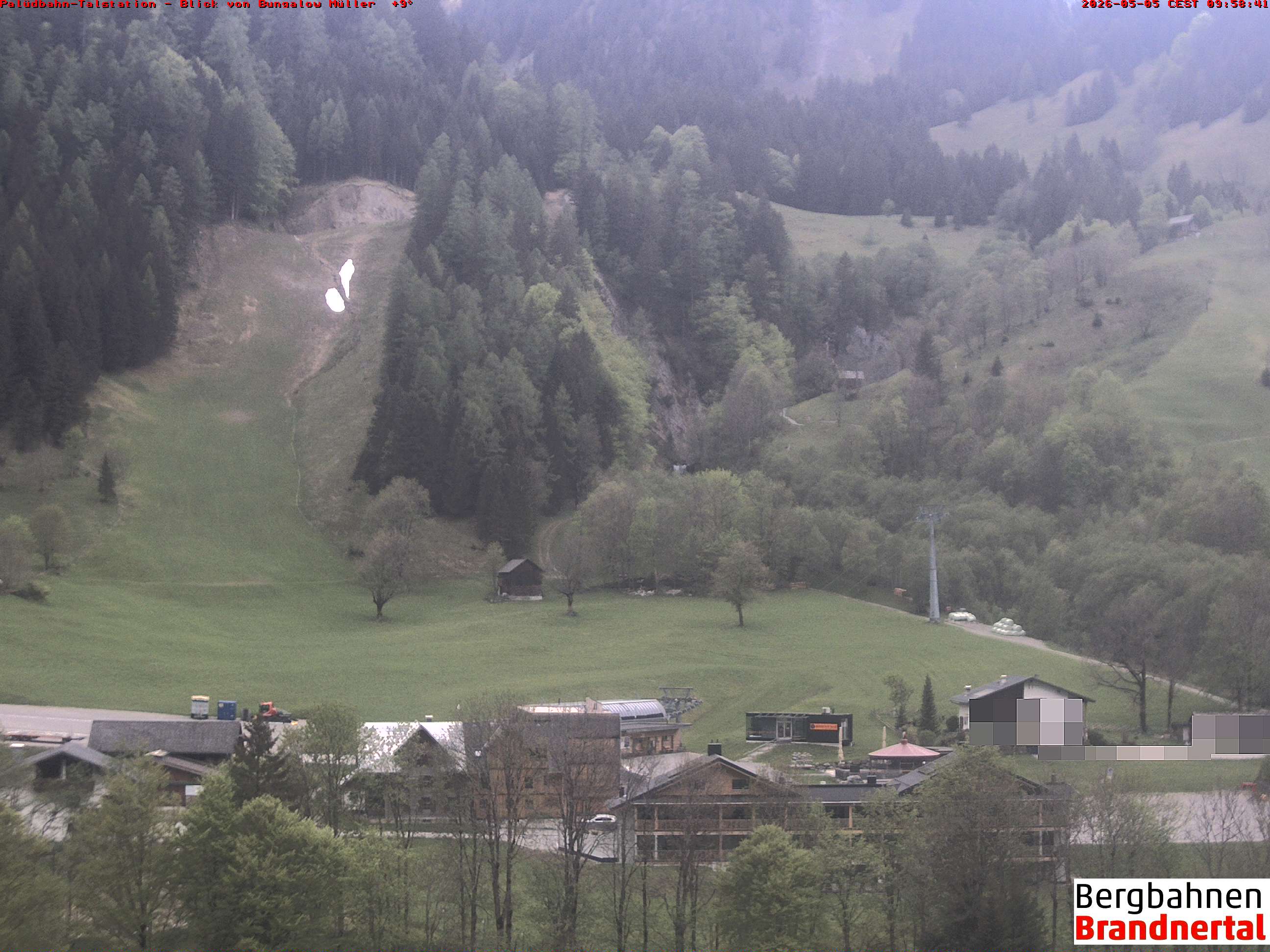 Blick auf Palüdbahn von Bungalow Müller