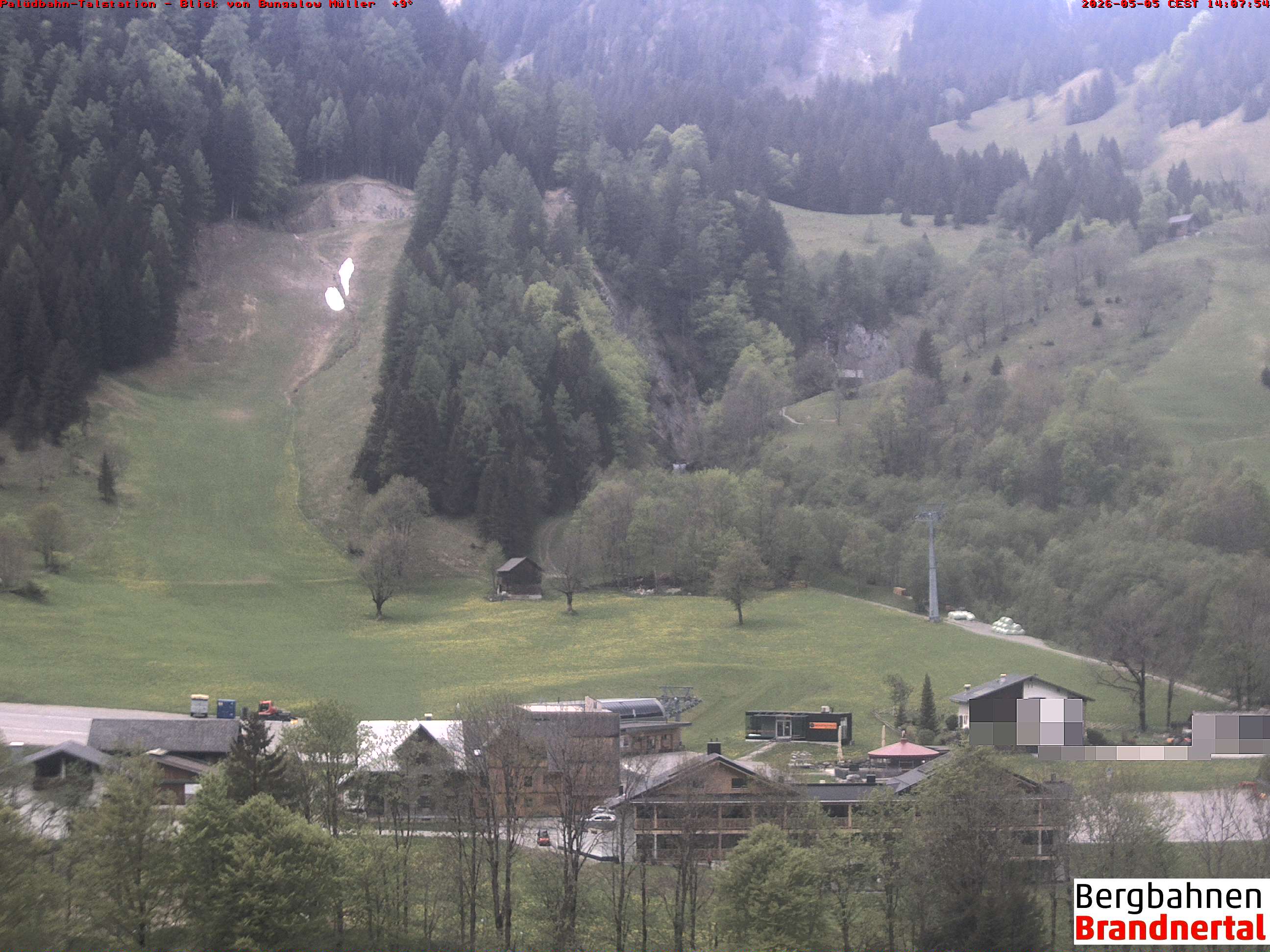 Blick auf Palüdbahn von Bungalow Müller