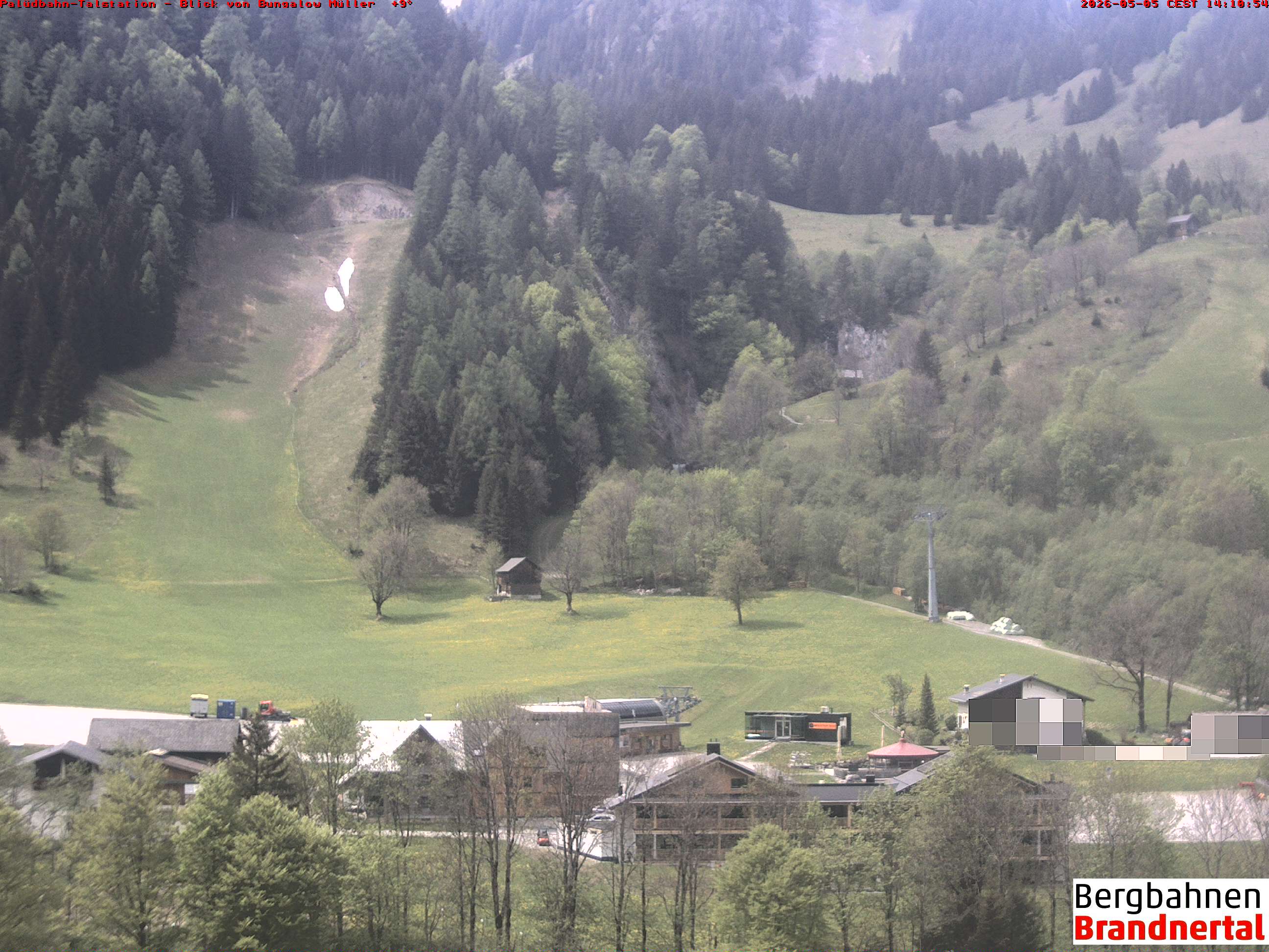 Blick auf Palüdbahn von Bungalow Müller