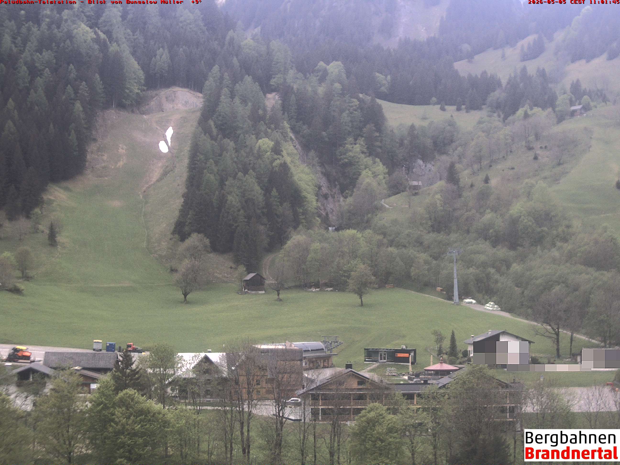 Blick auf Palüdbahn von Bungalow Müller