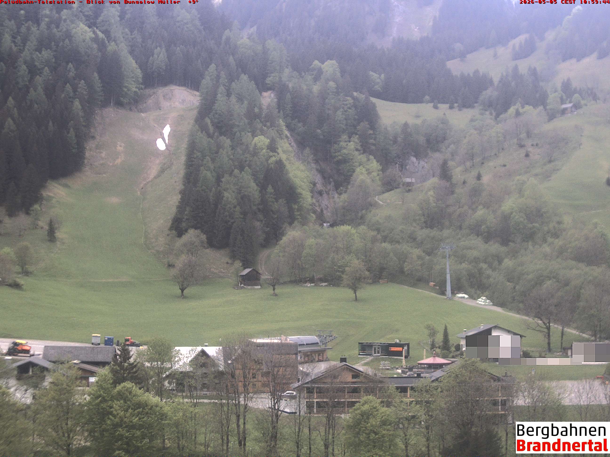 Blick auf Palüdbahn von Bungalow Müller