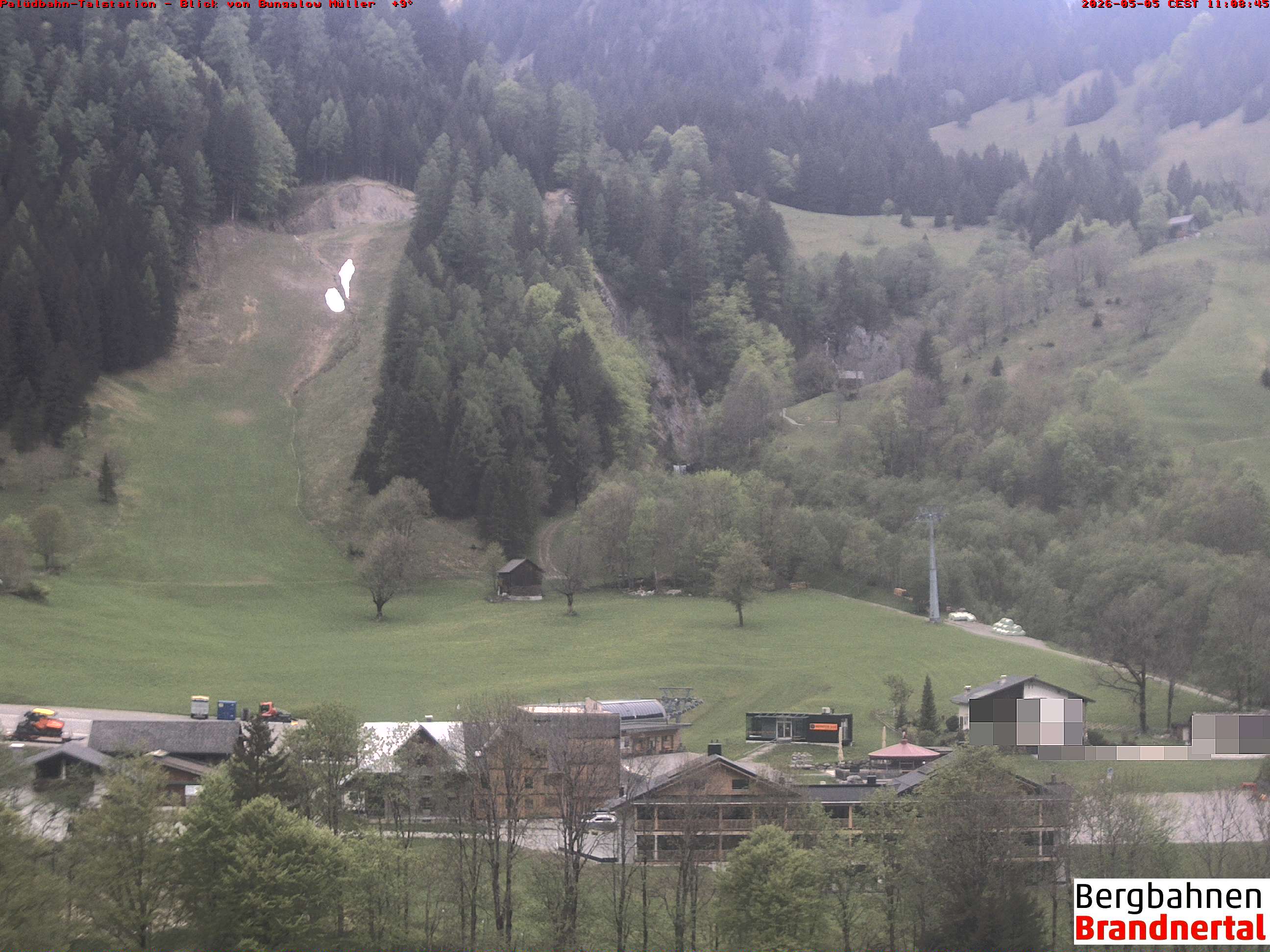 Blick auf Palüdbahn von Bungalow Müller