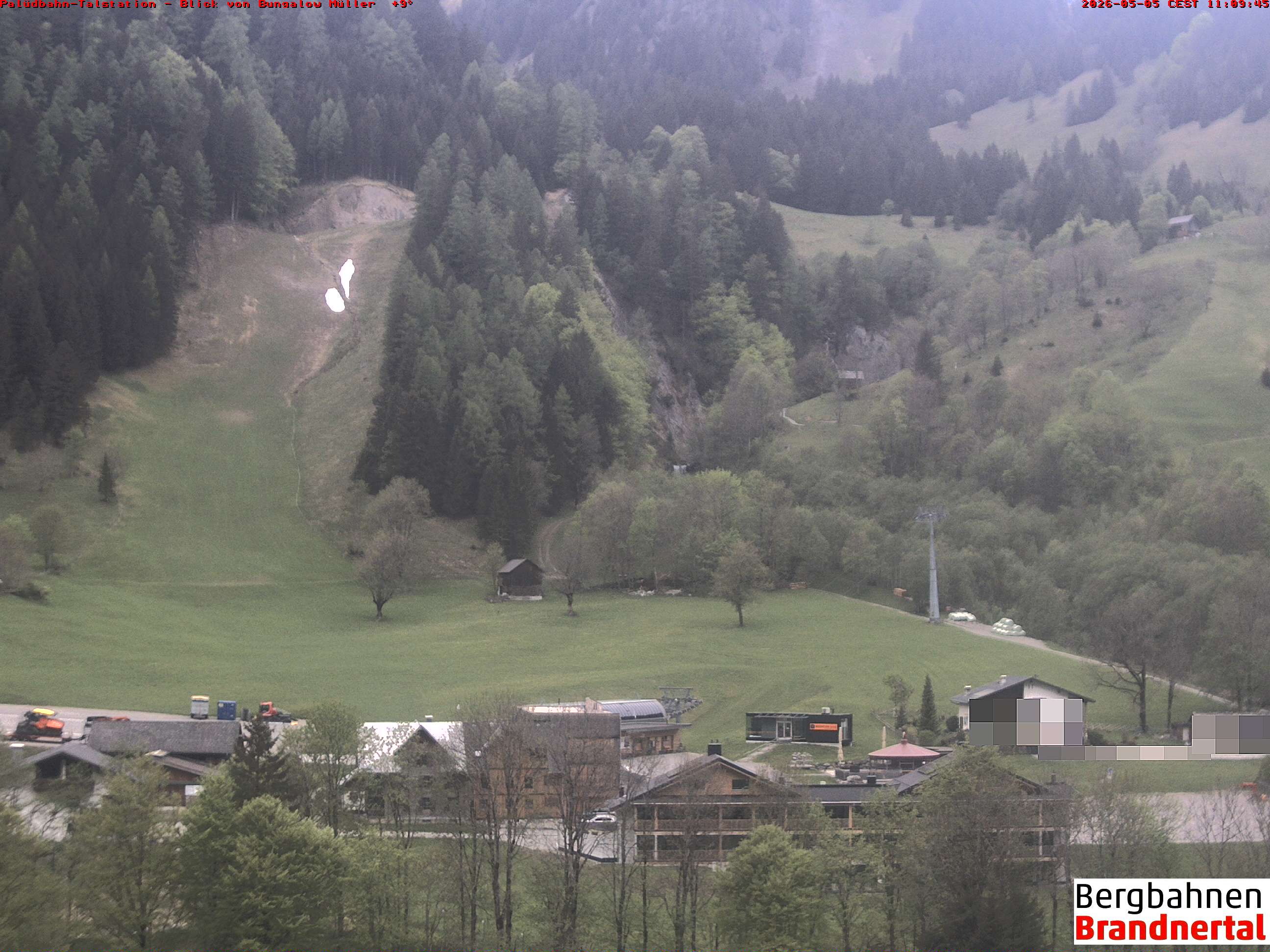 Blick auf Palüdbahn von Bungalow Müller