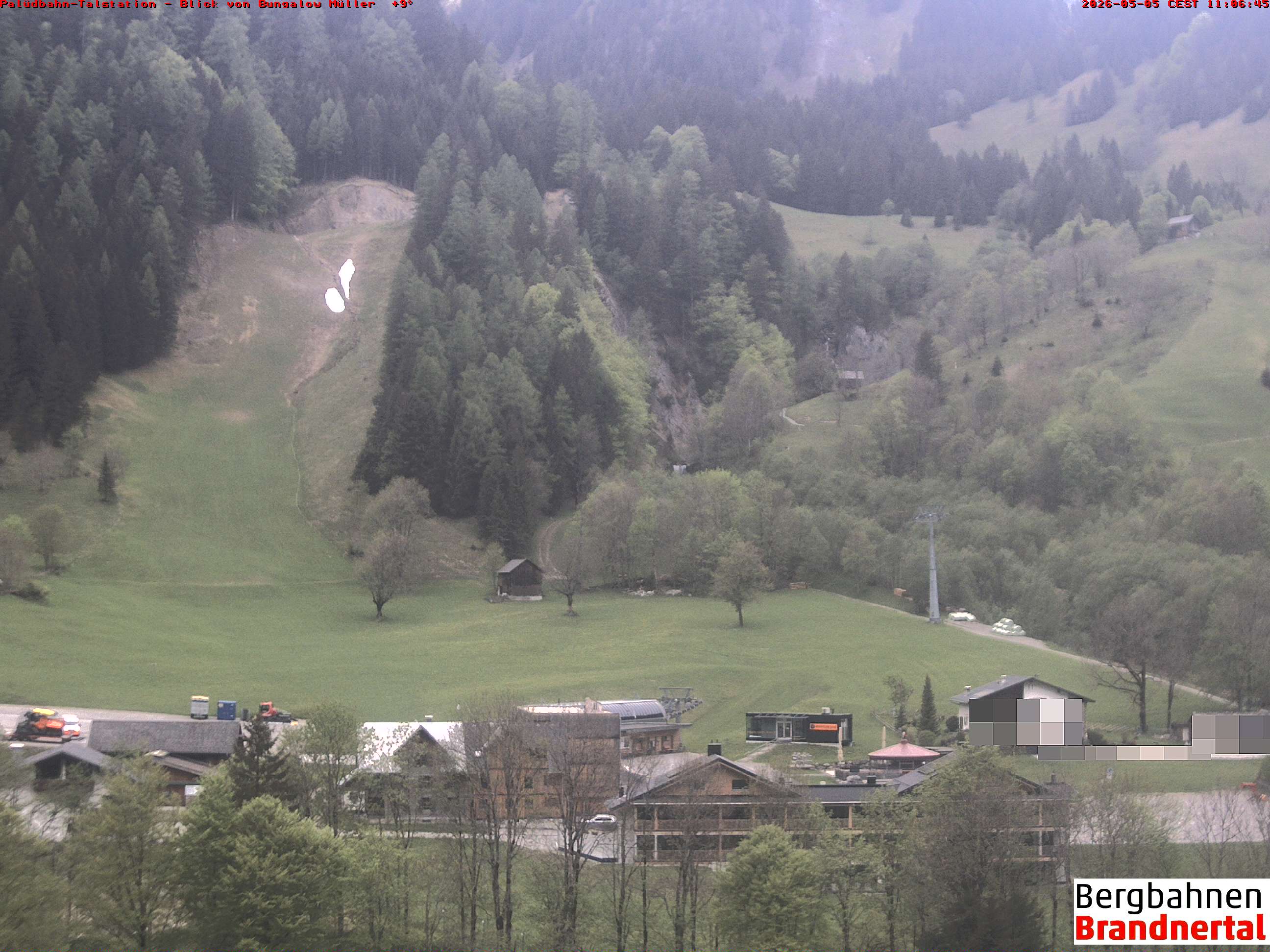 Blick auf Palüdbahn von Bungalow Müller