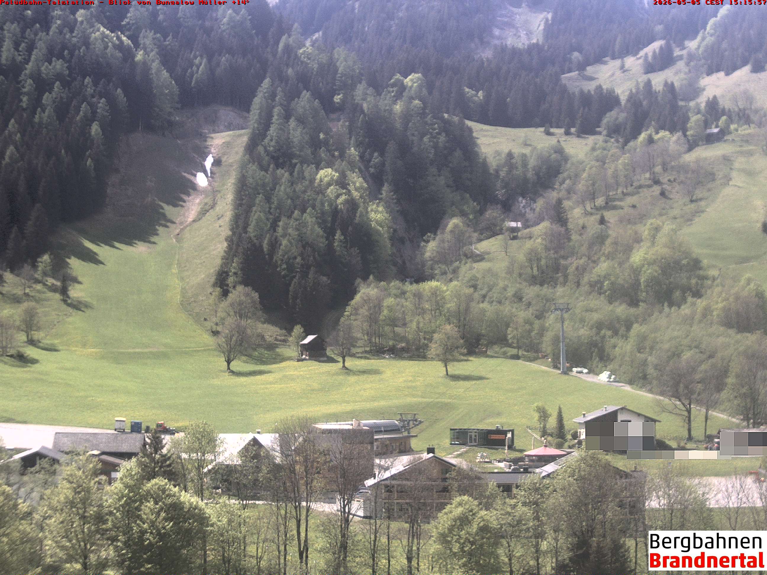 Blick auf Palüdbahn von Bungalow Müller