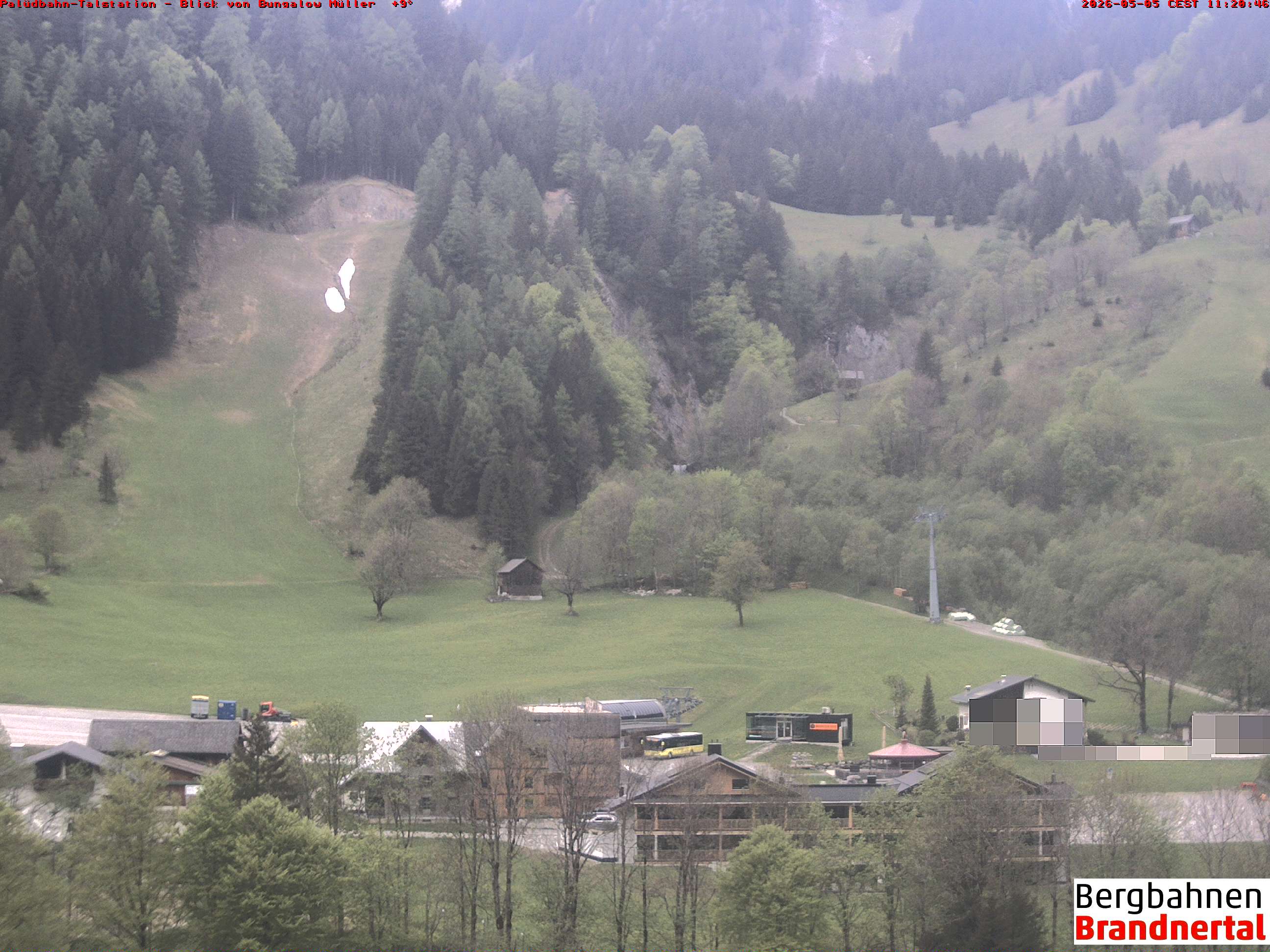 Blick auf Palüdbahn von Bungalow Müller