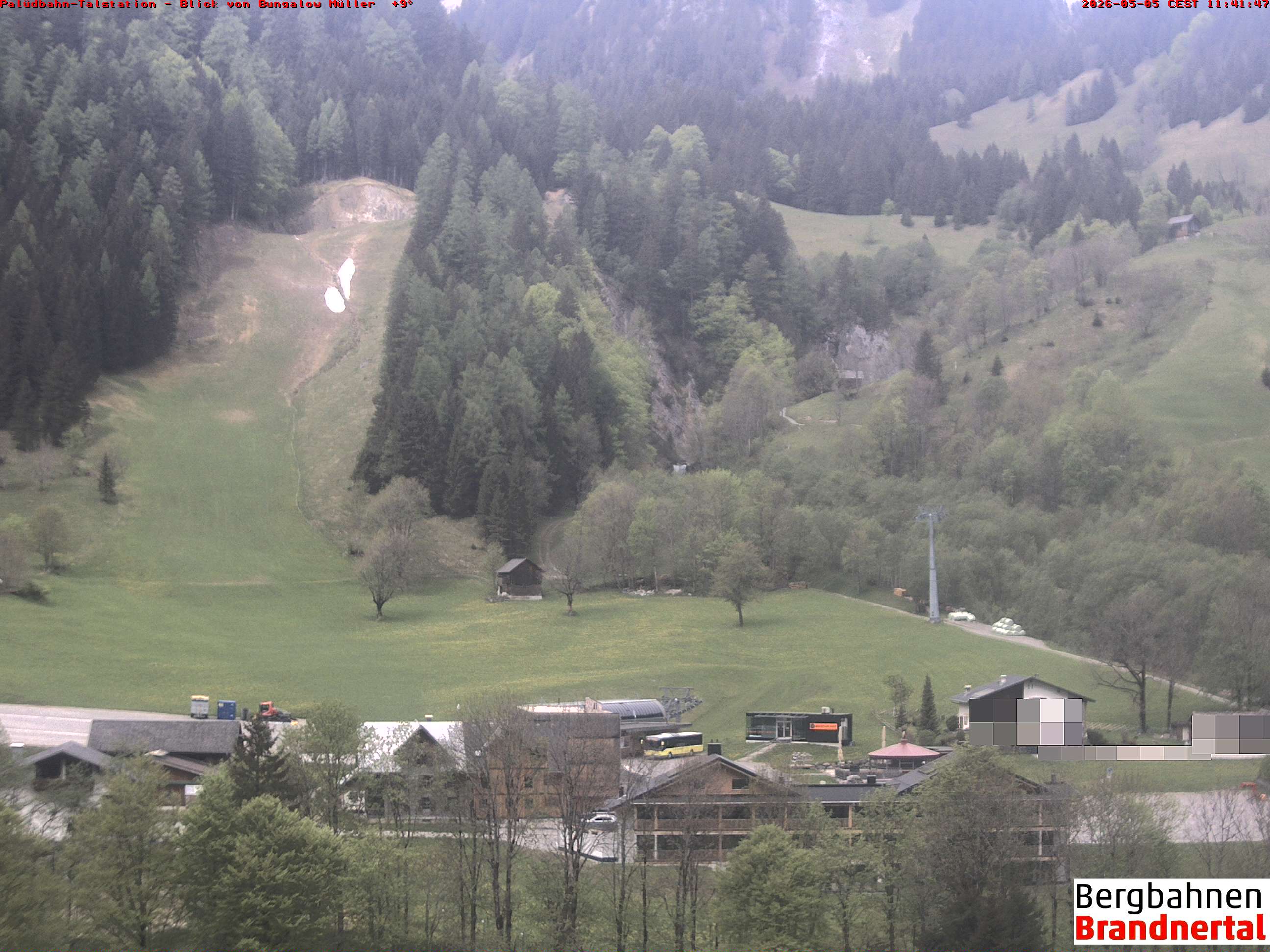 Blick auf Palüdbahn von Bungalow Müller