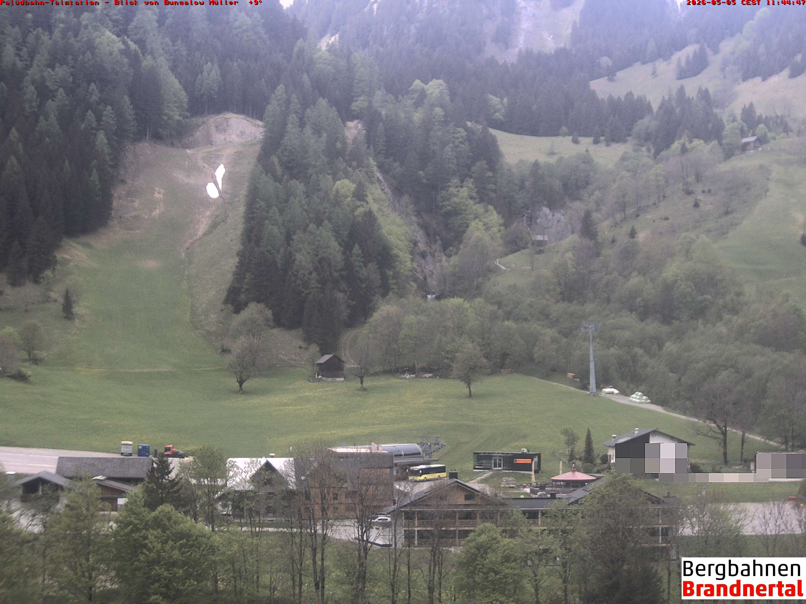 Blick auf Palüdbahn von Bungalow Müller