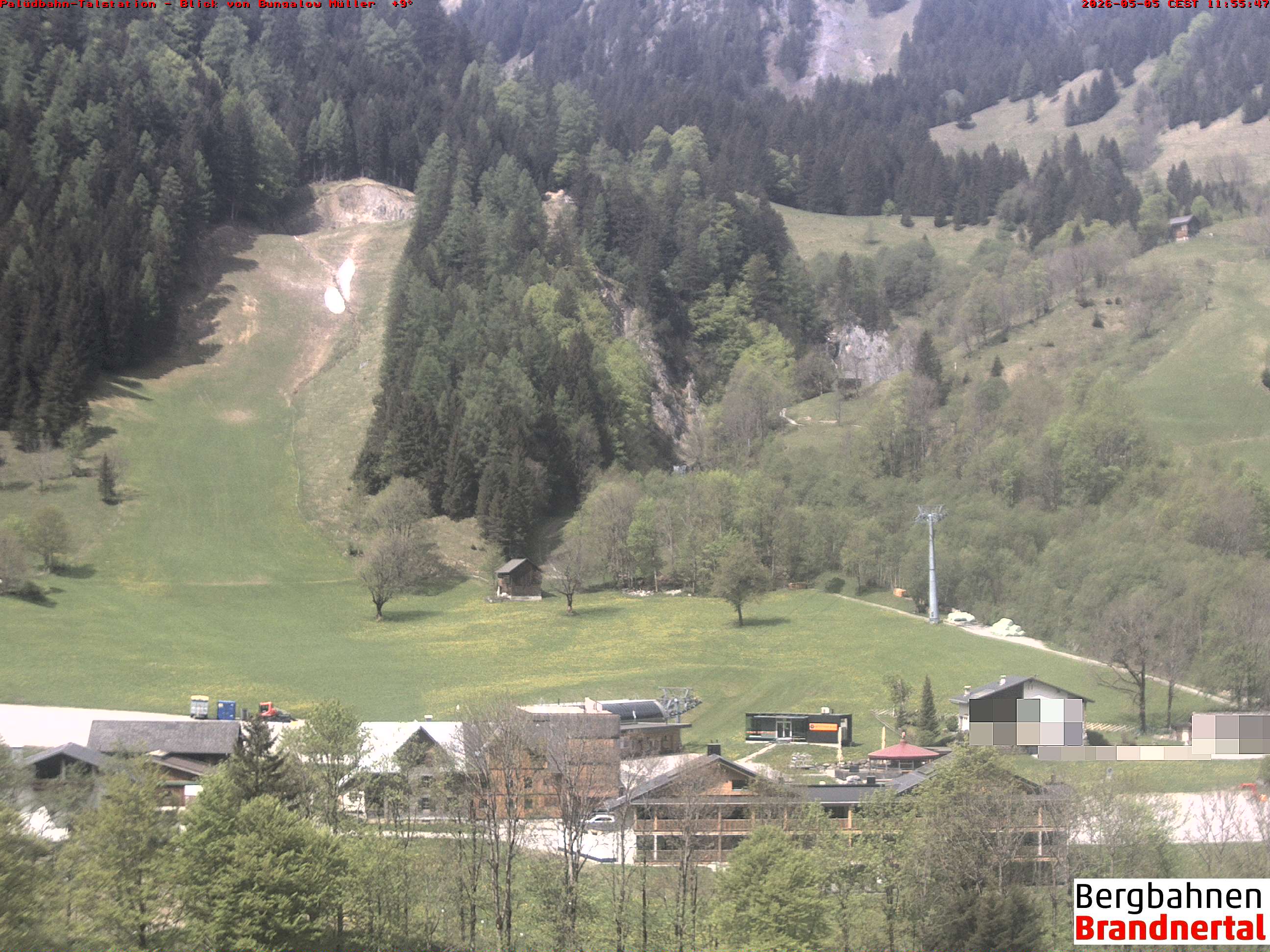 Blick auf Palüdbahn von Bungalow Müller