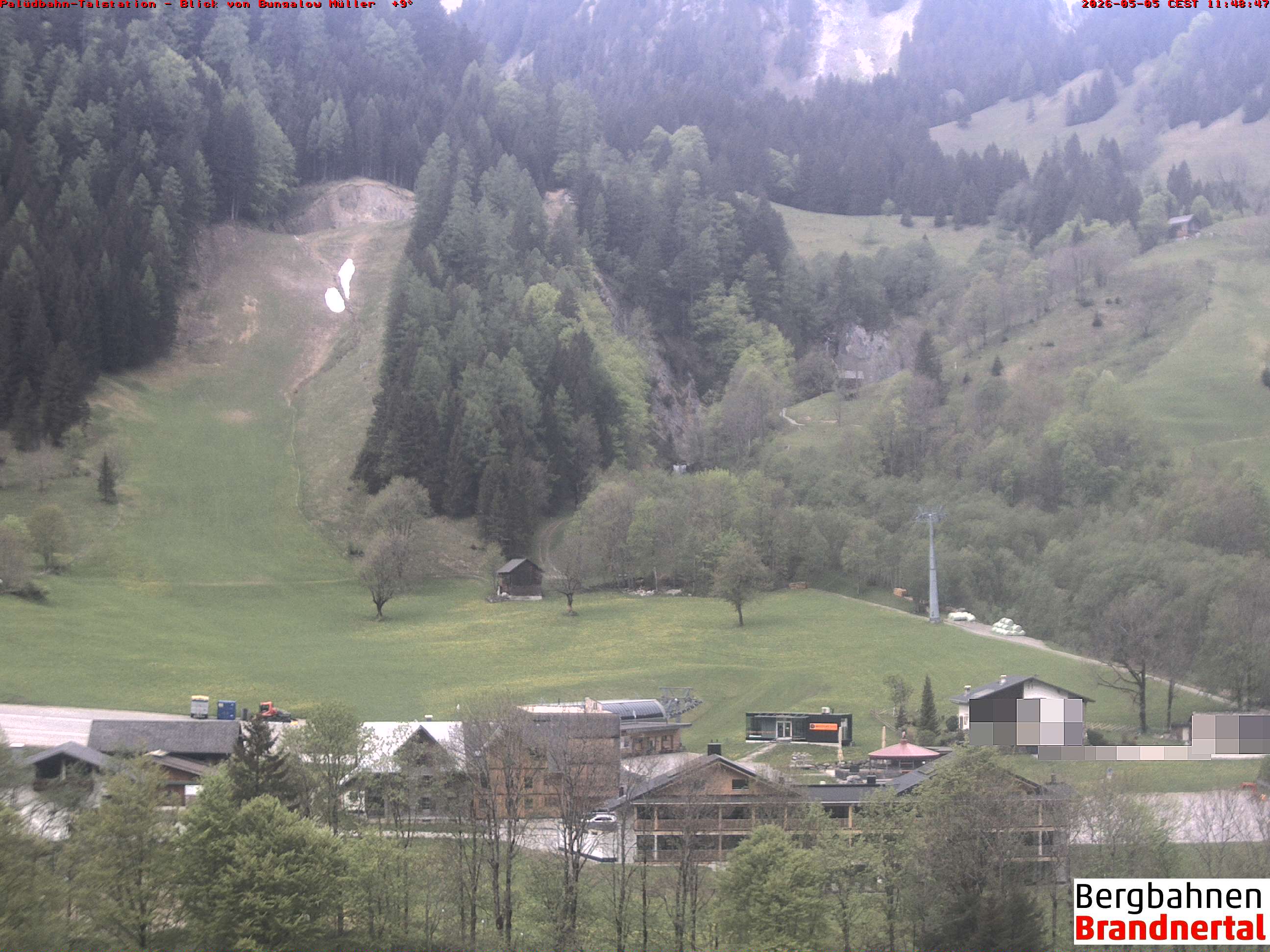 Blick auf Palüdbahn von Bungalow Müller
