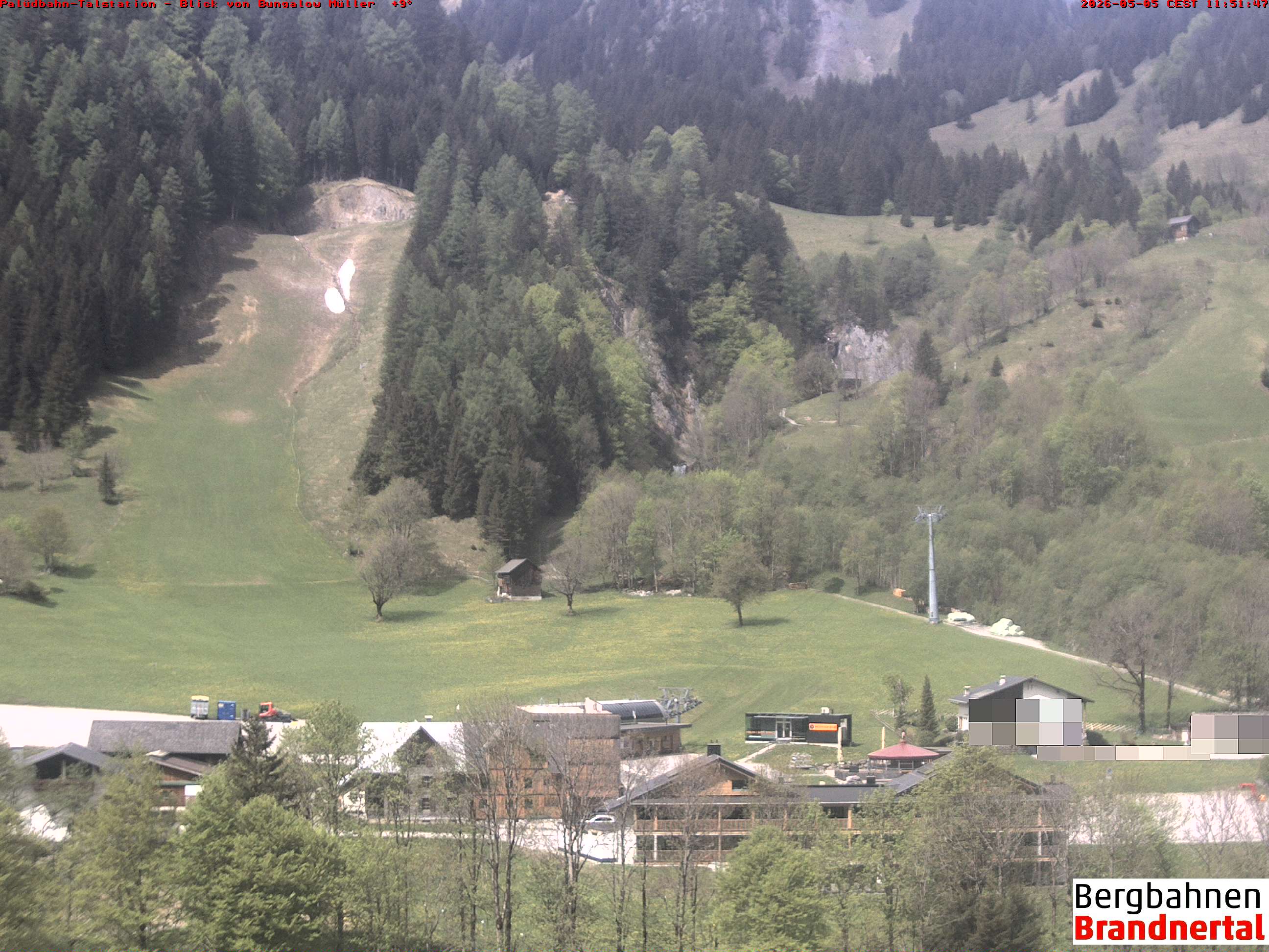Blick auf Palüdbahn von Bungalow Müller