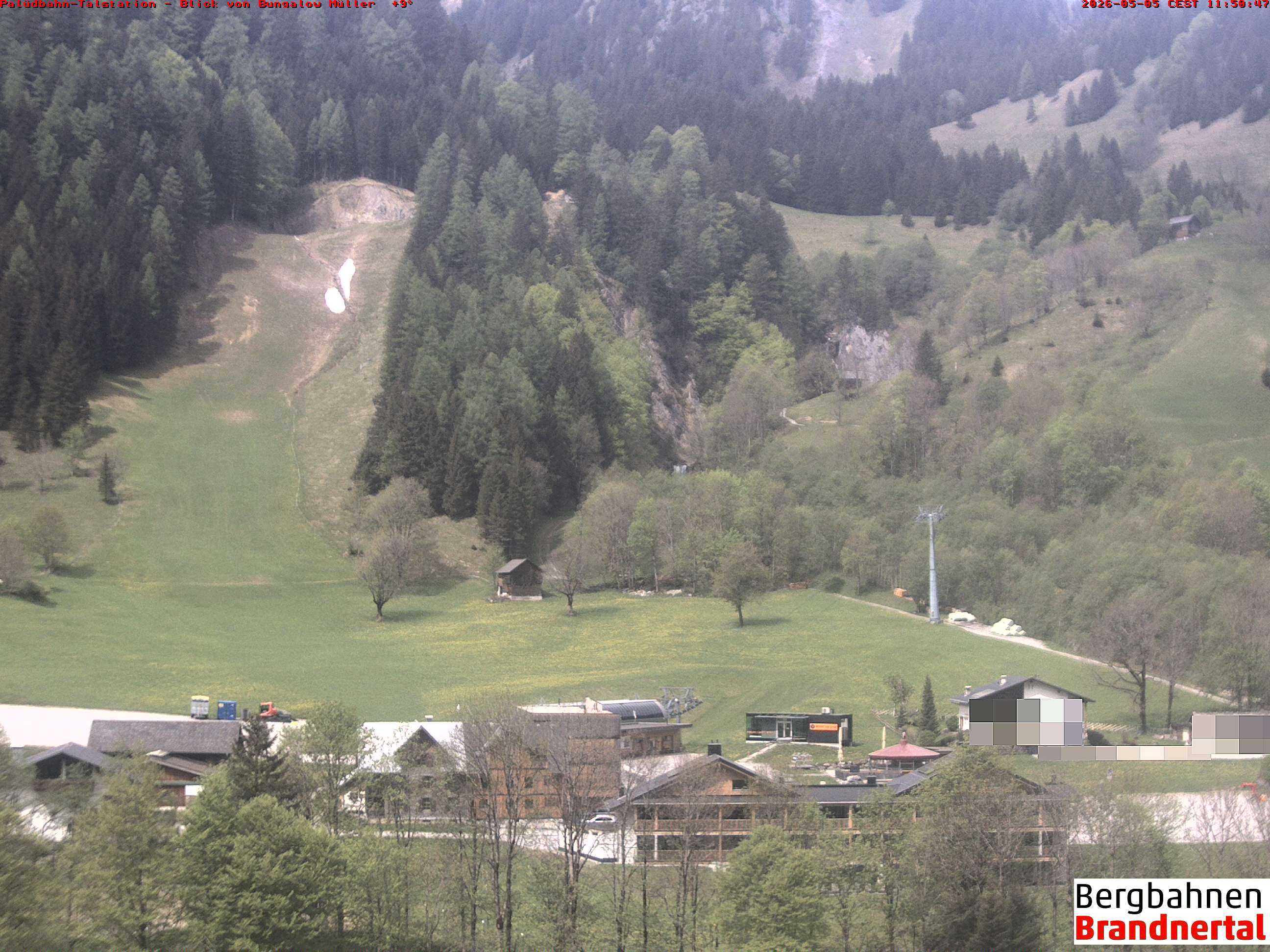 Blick auf Palüdbahn von Bungalow Müller