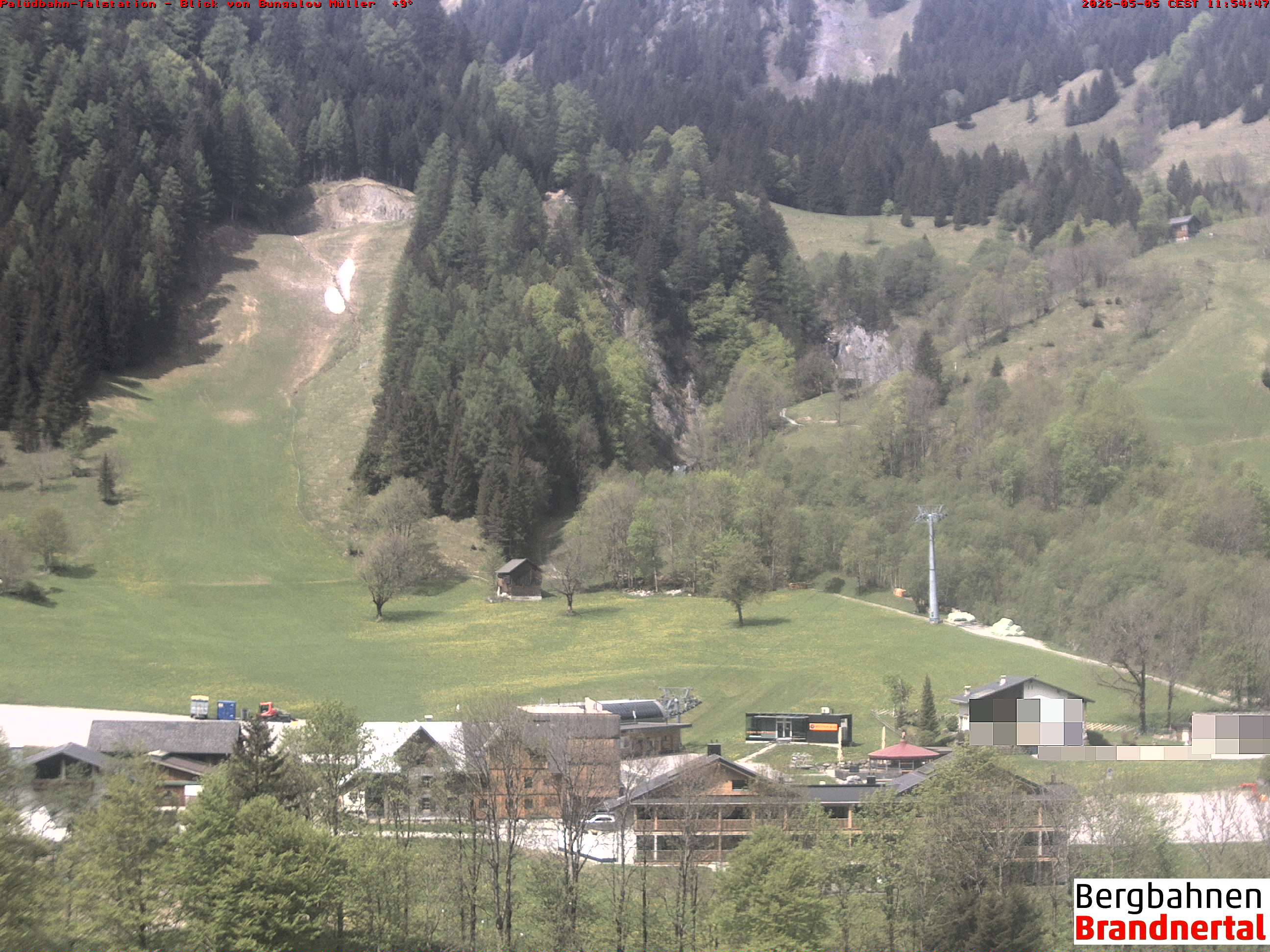 Blick auf Palüdbahn von Bungalow Müller