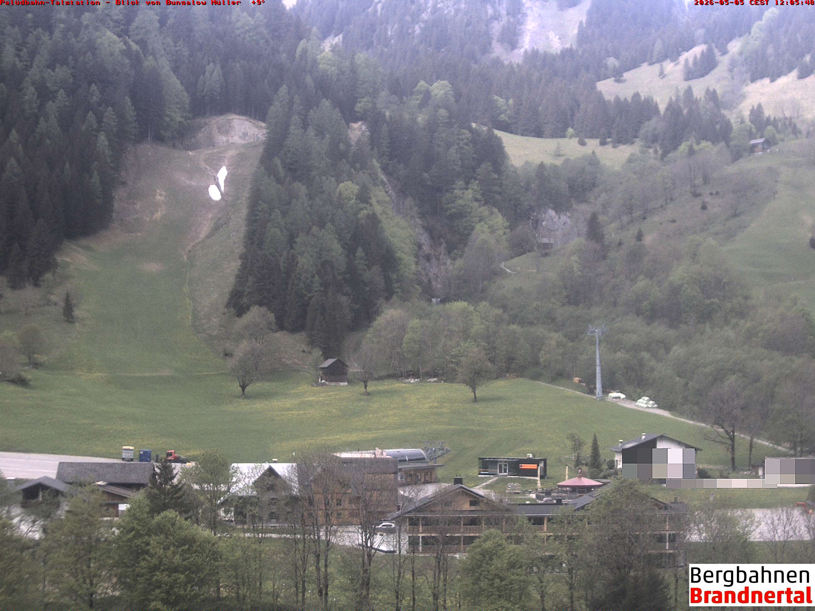 Blick auf Palüdbahn von Bungalow Müller