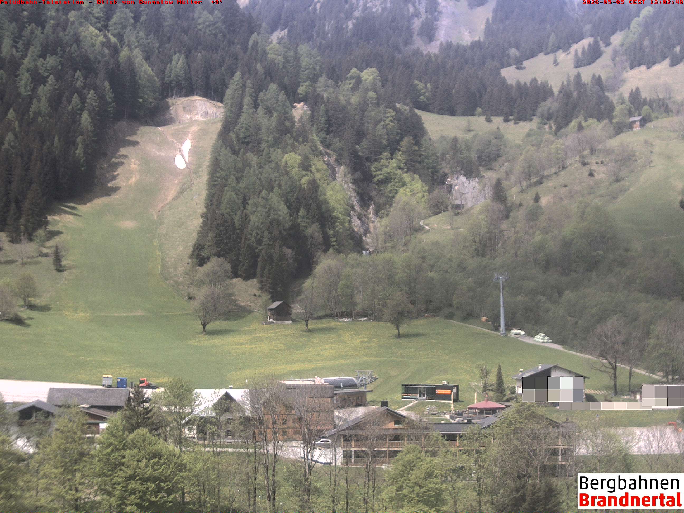 Blick auf Palüdbahn von Bungalow Müller