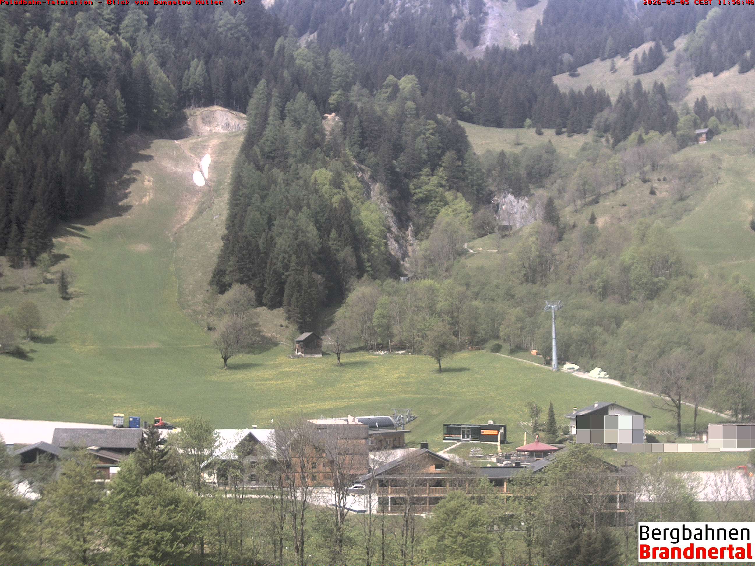 Blick auf Palüdbahn von Bungalow Müller