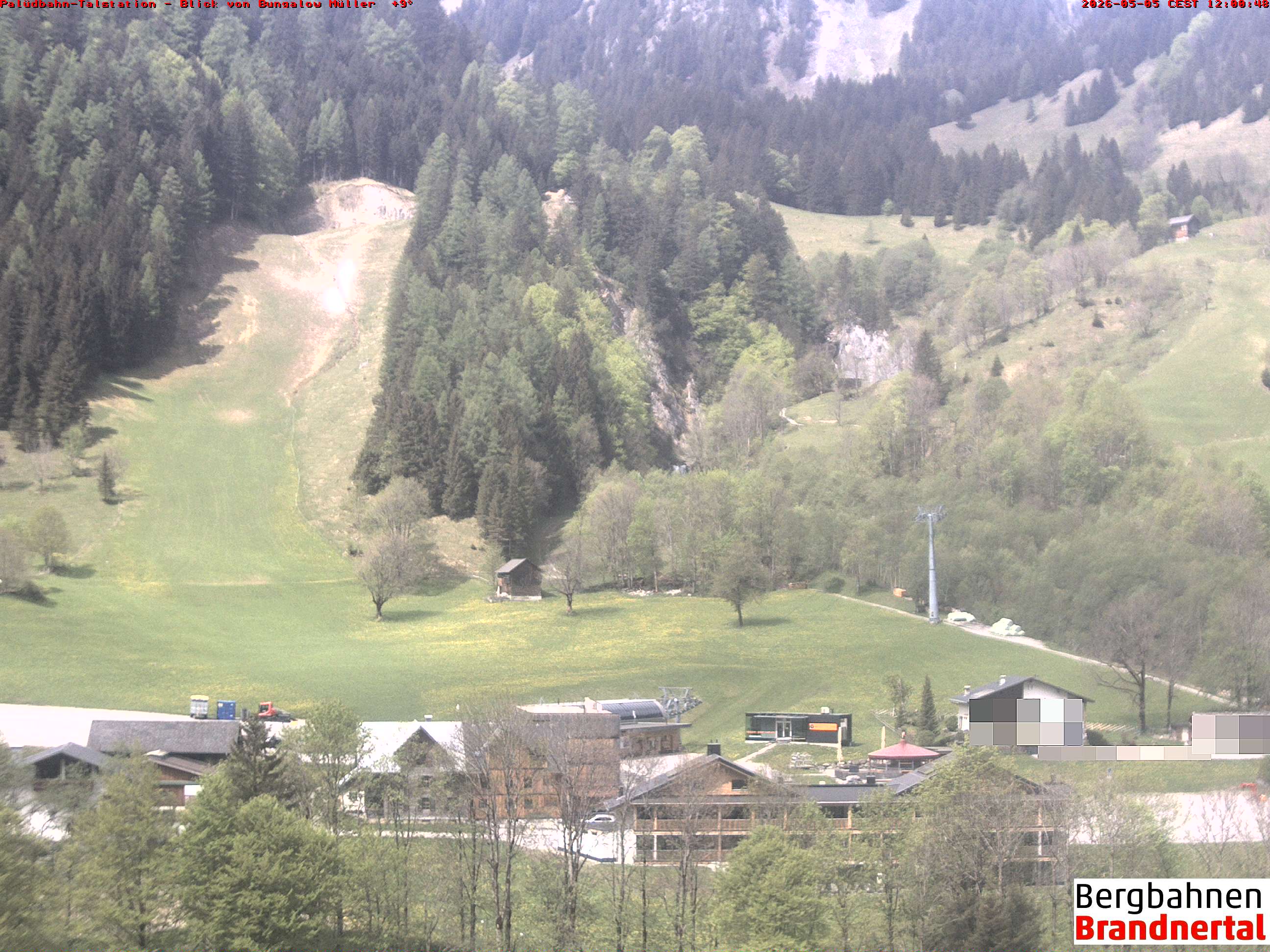 Blick auf Palüdbahn von Bungalow Müller