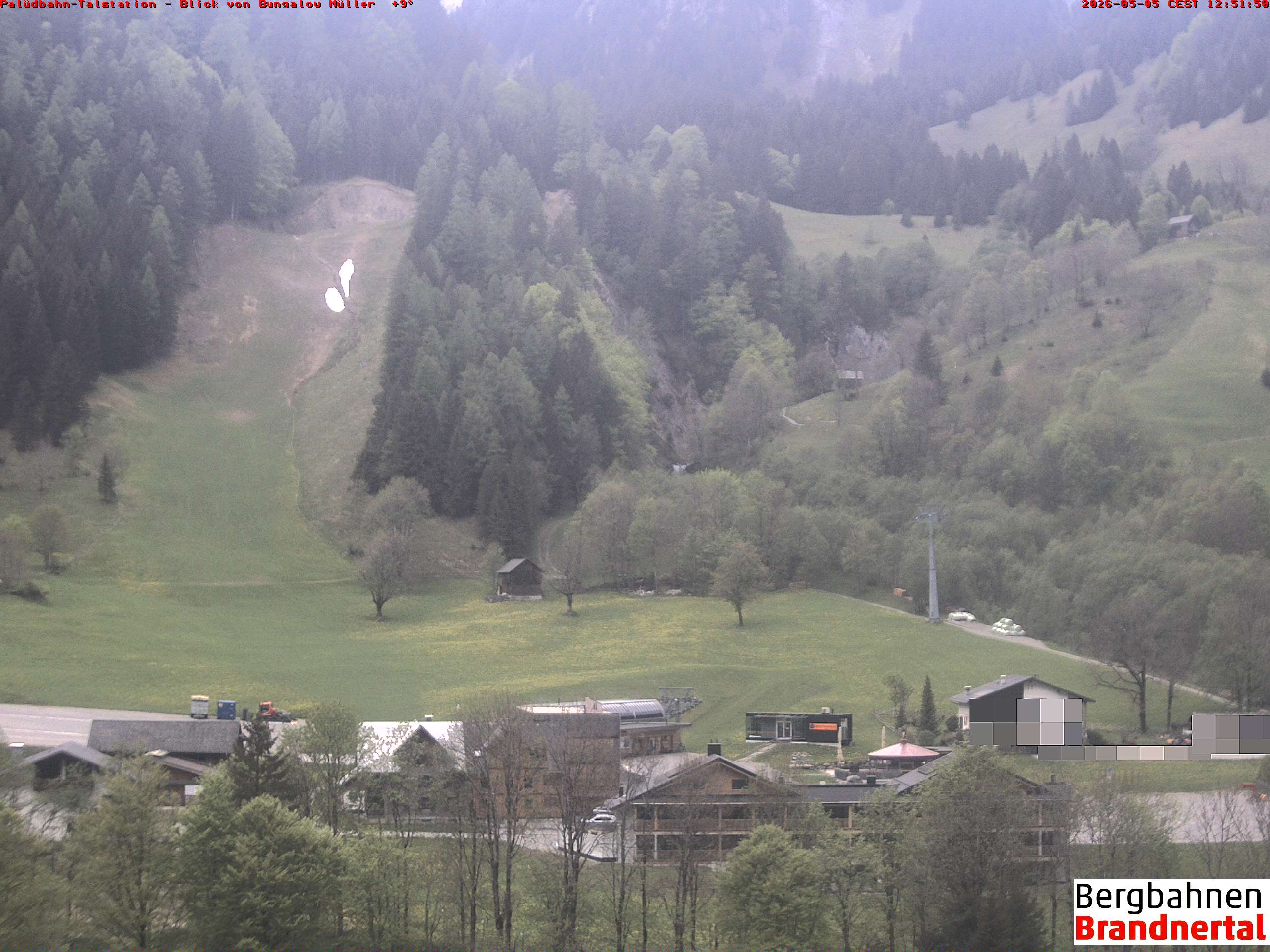 Blick auf Palüdbahn von Bungalow Müller