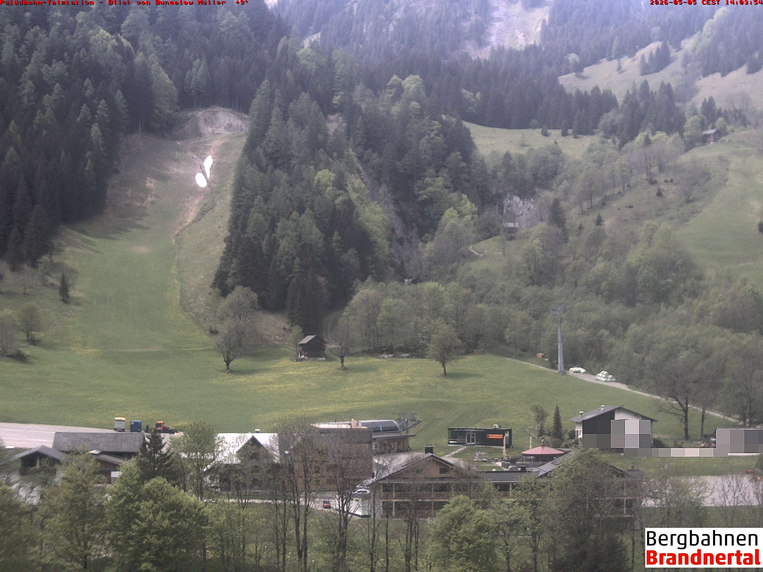 Blick auf Palüdbahn von Bungalow Müller