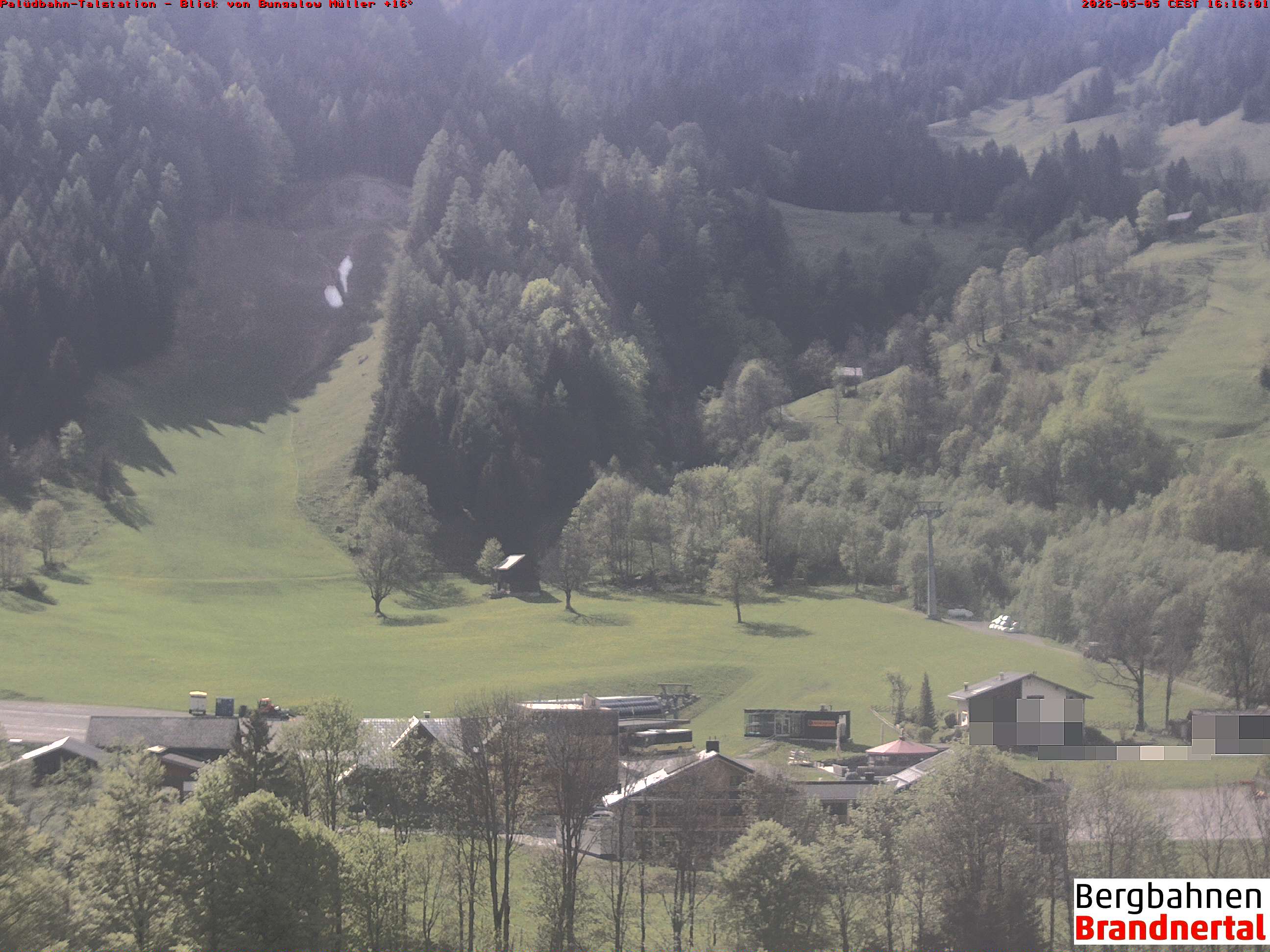 Blick auf Palüdbahn von Bungalow Müller