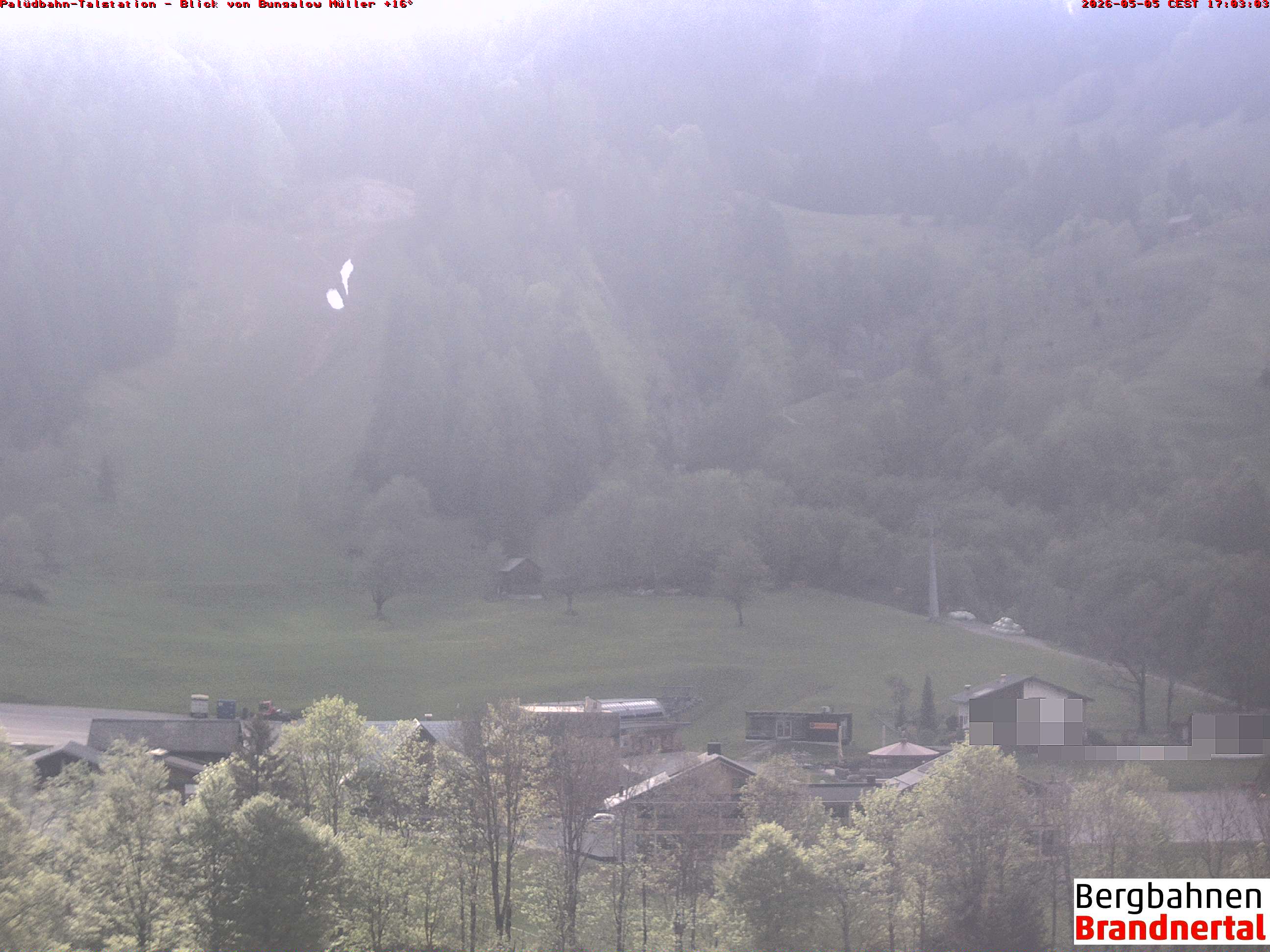 Blick auf Palüdbahn von Bungalow Müller