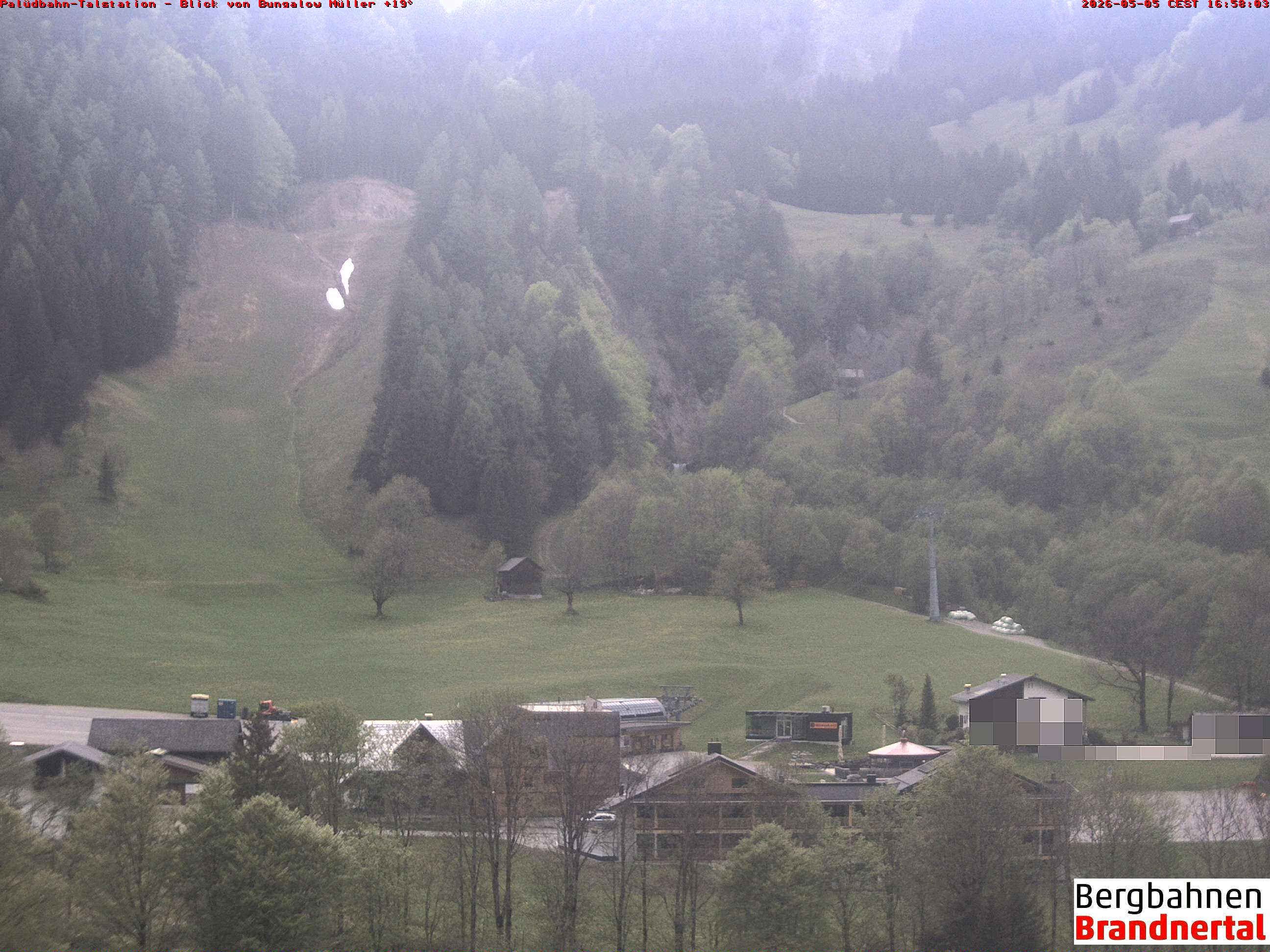 Blick auf Palüdbahn von Bungalow Müller