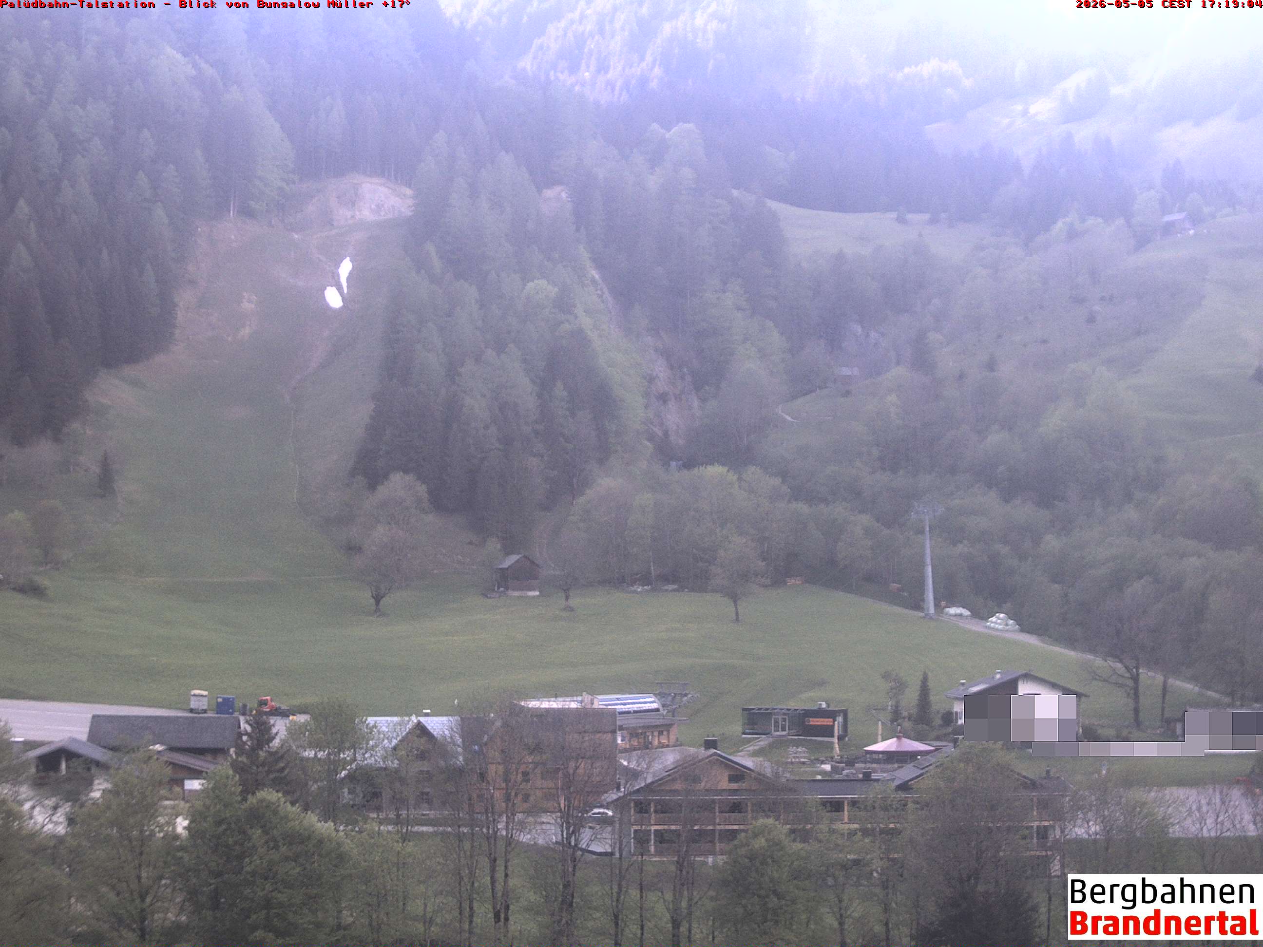 Blick auf Palüdbahn von Bungalow Müller