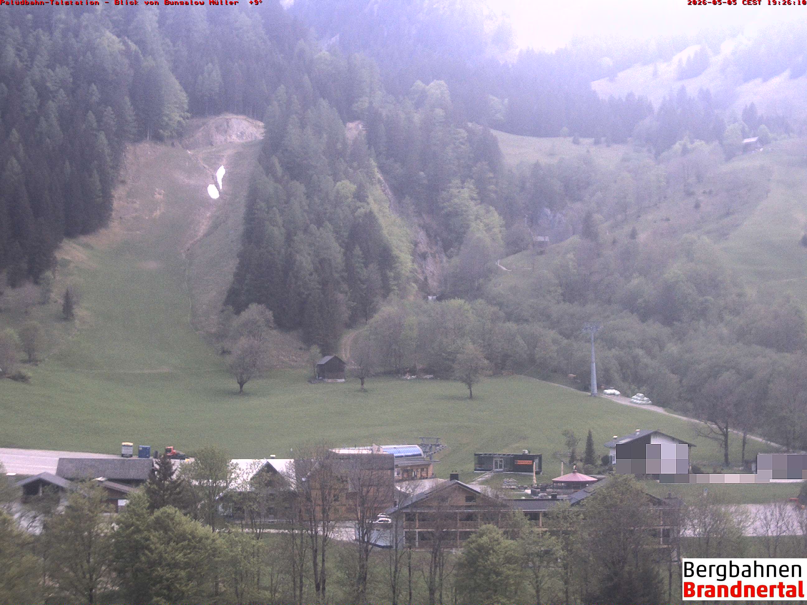 Blick auf Palüdbahn von Bungalow Müller