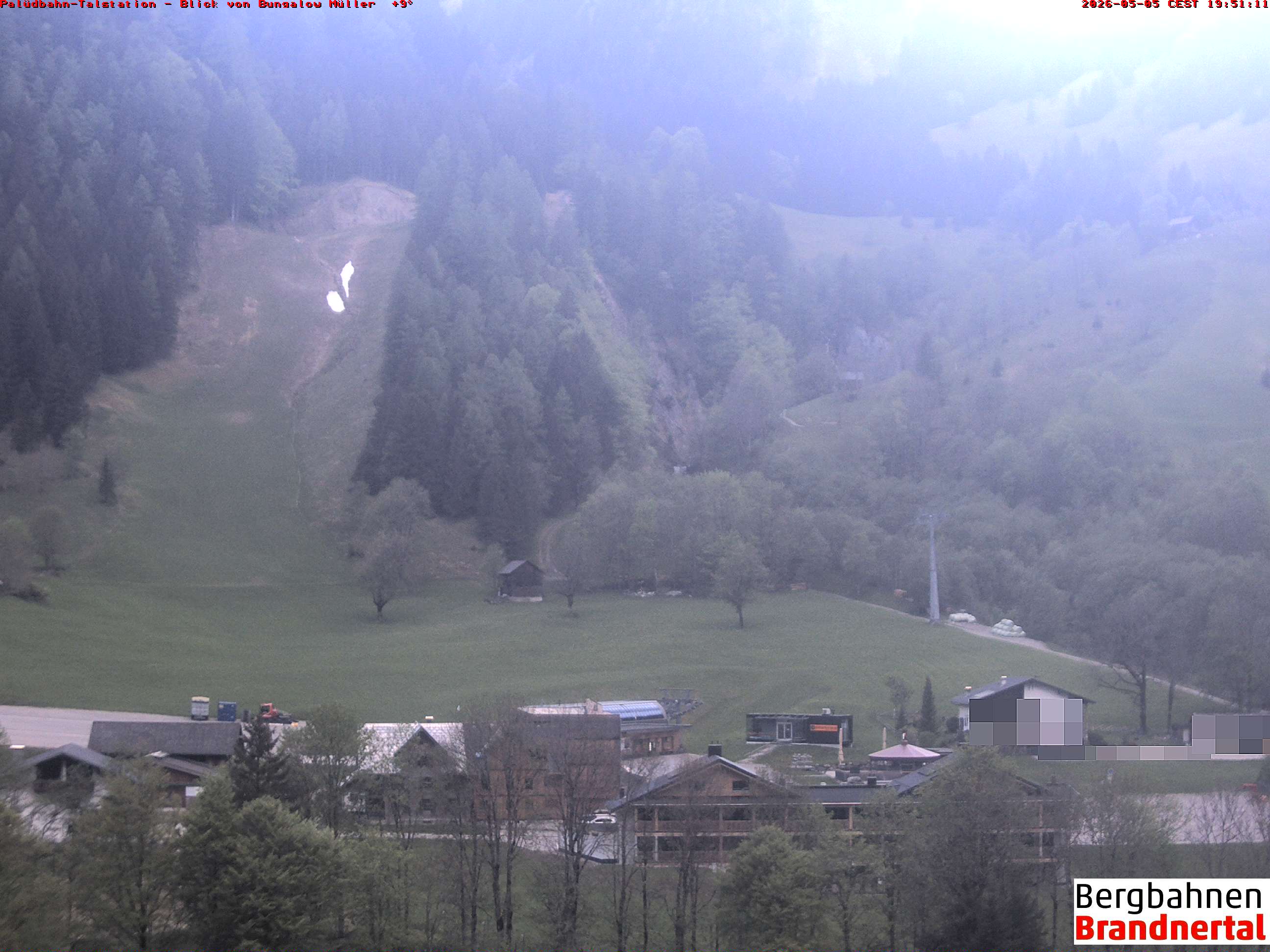 Blick auf Palüdbahn von Bungalow Müller