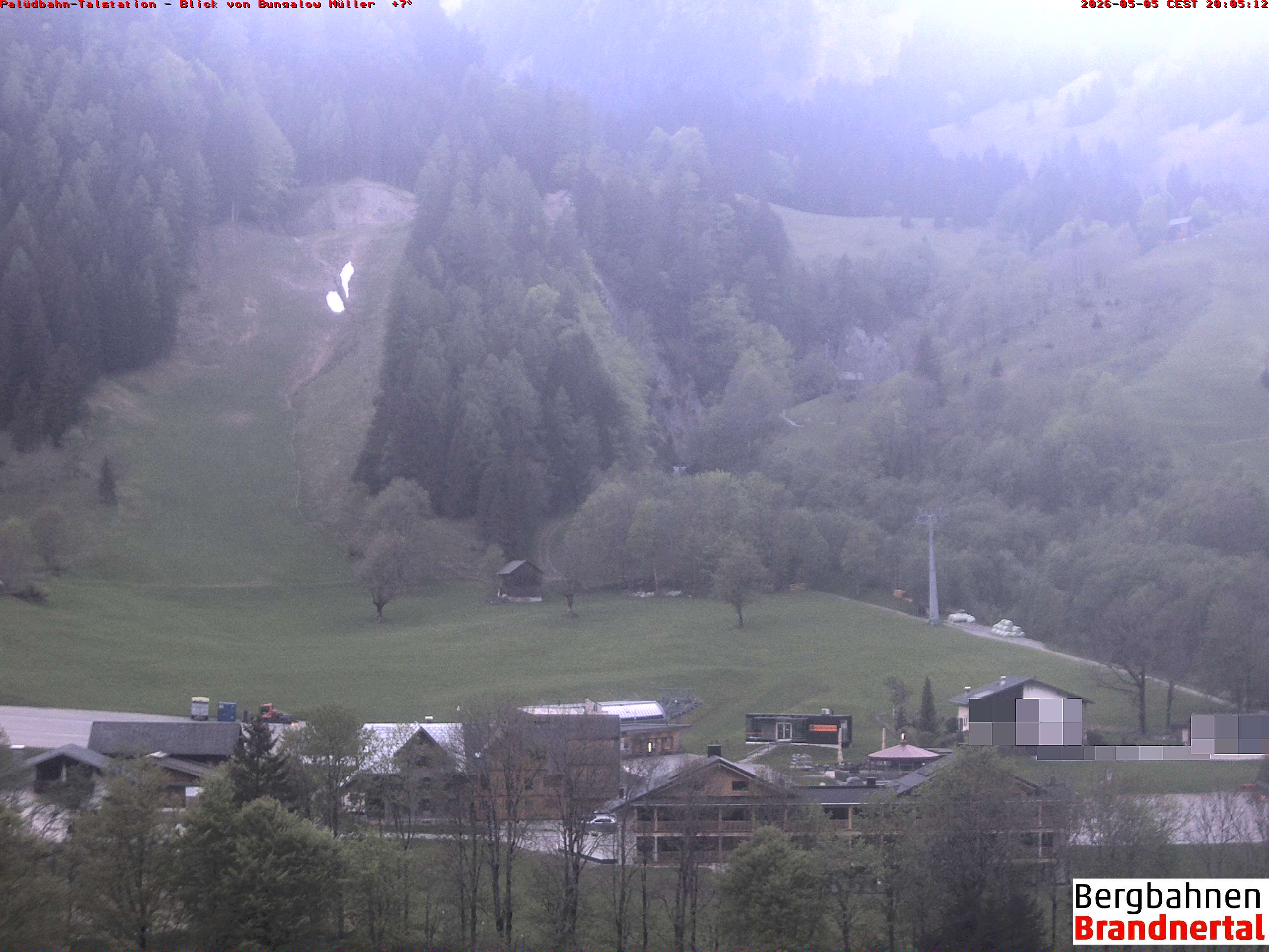 Blick auf Palüdbahn von Bungalow Müller