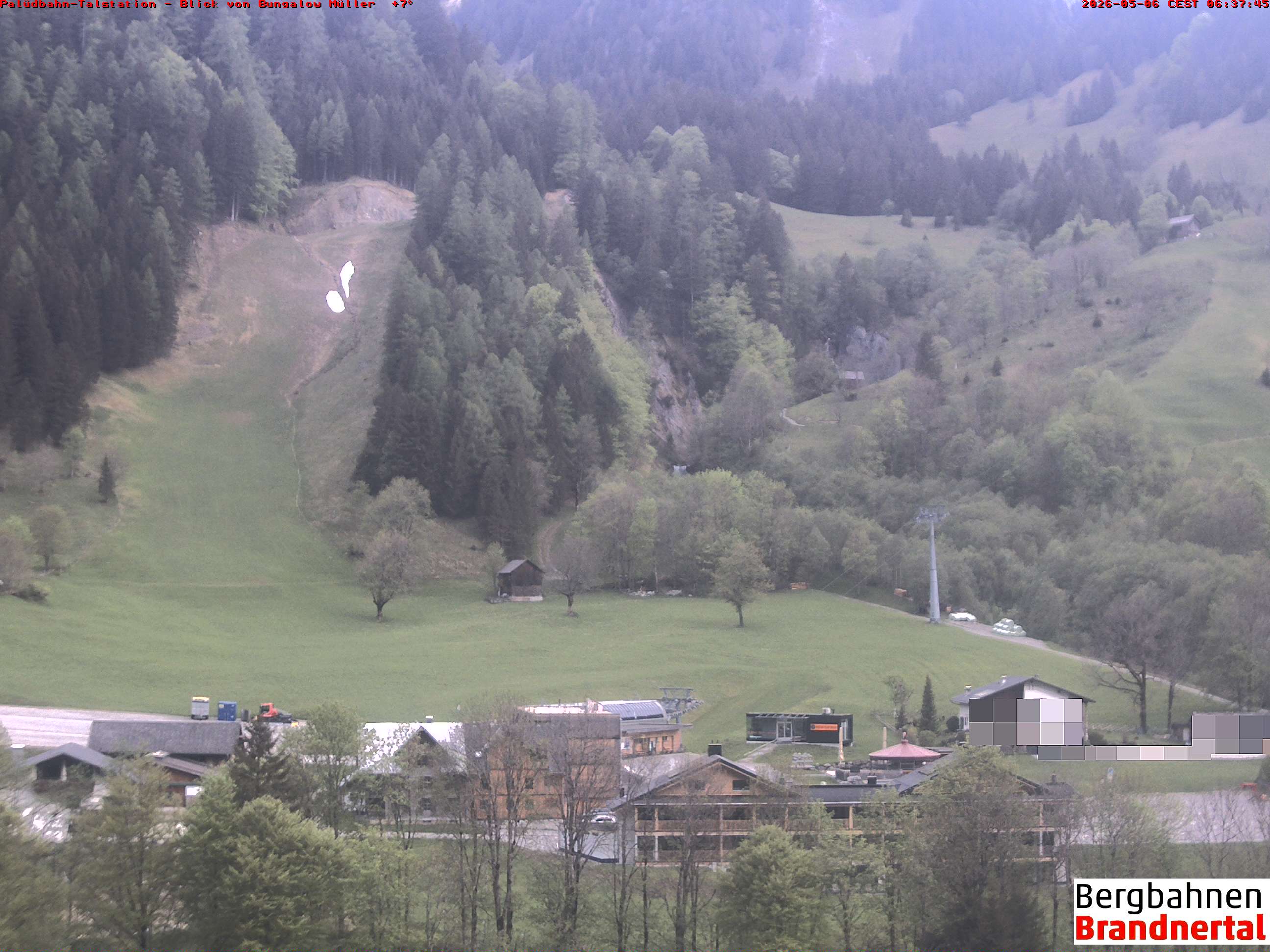 Blick auf Palüdbahn von Bungalow Müller