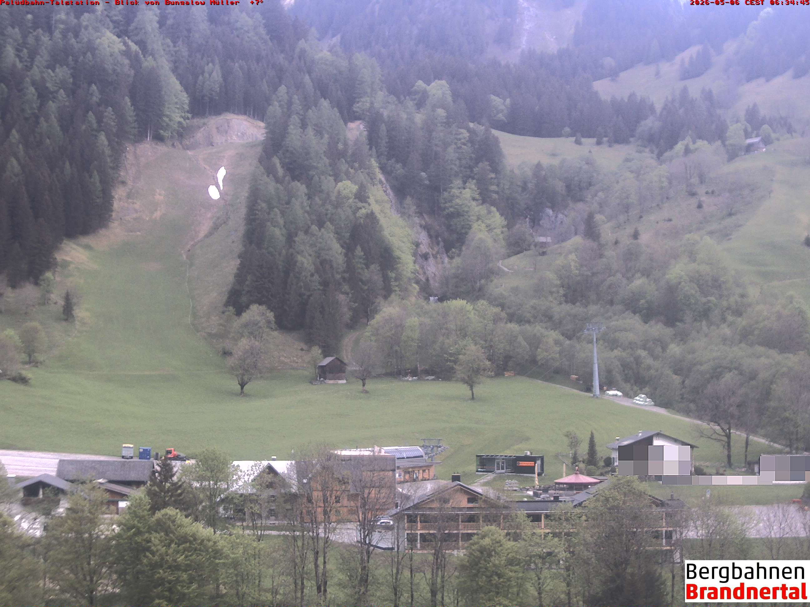 Blick auf Palüdbahn von Bungalow Müller