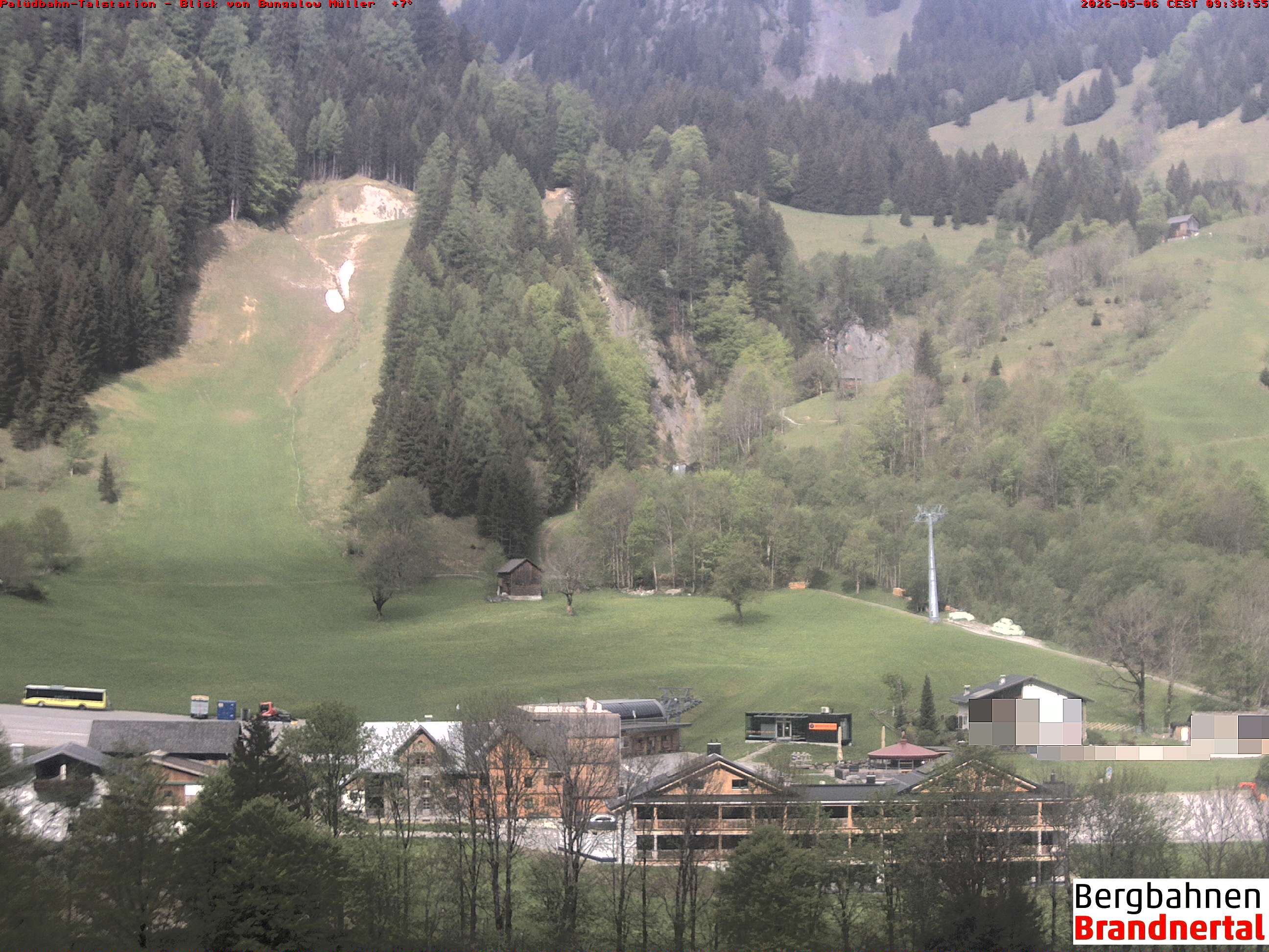 Blick auf Palüdbahn von Bungalow Müller