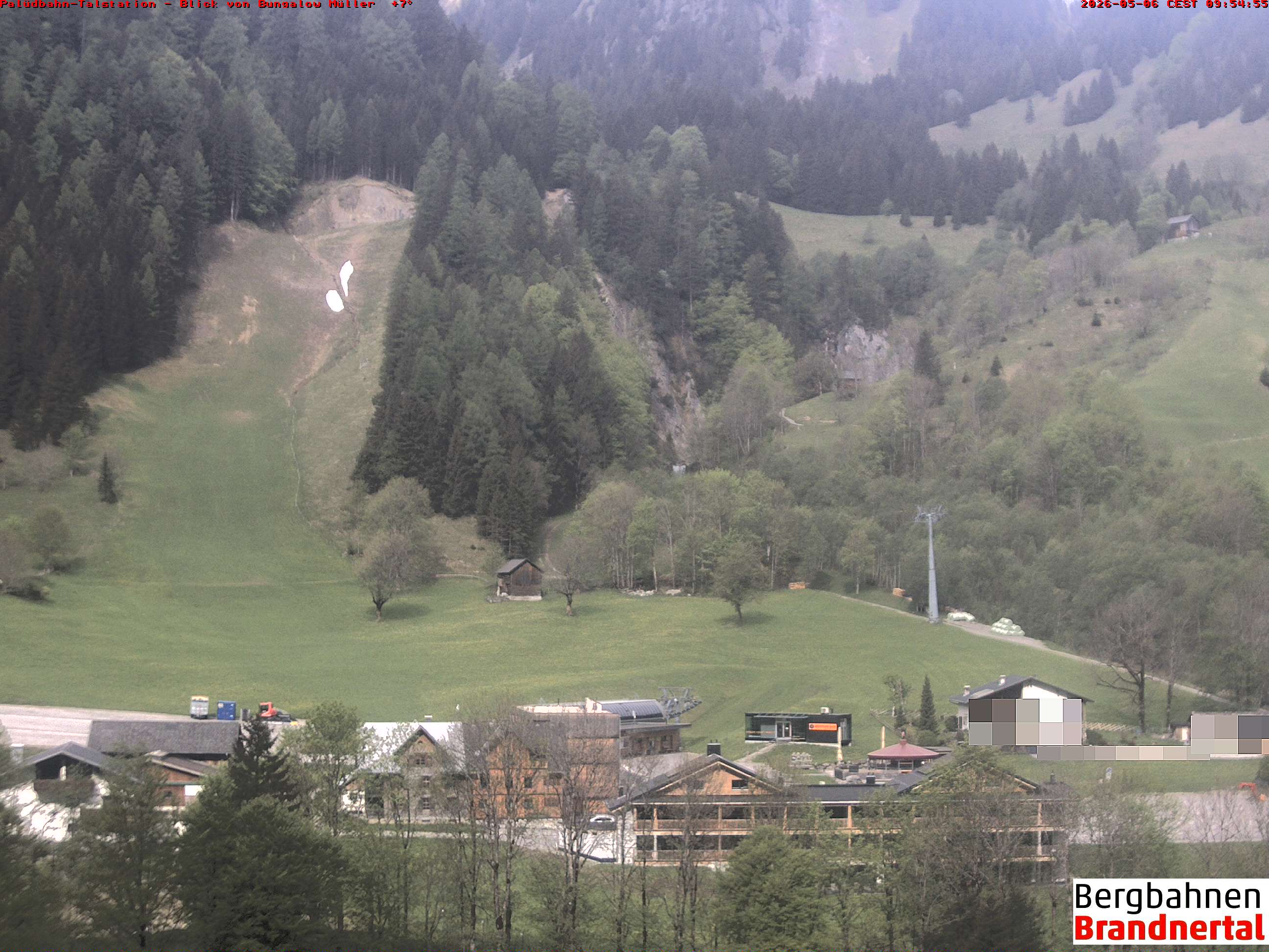 Blick auf Palüdbahn von Bungalow Müller