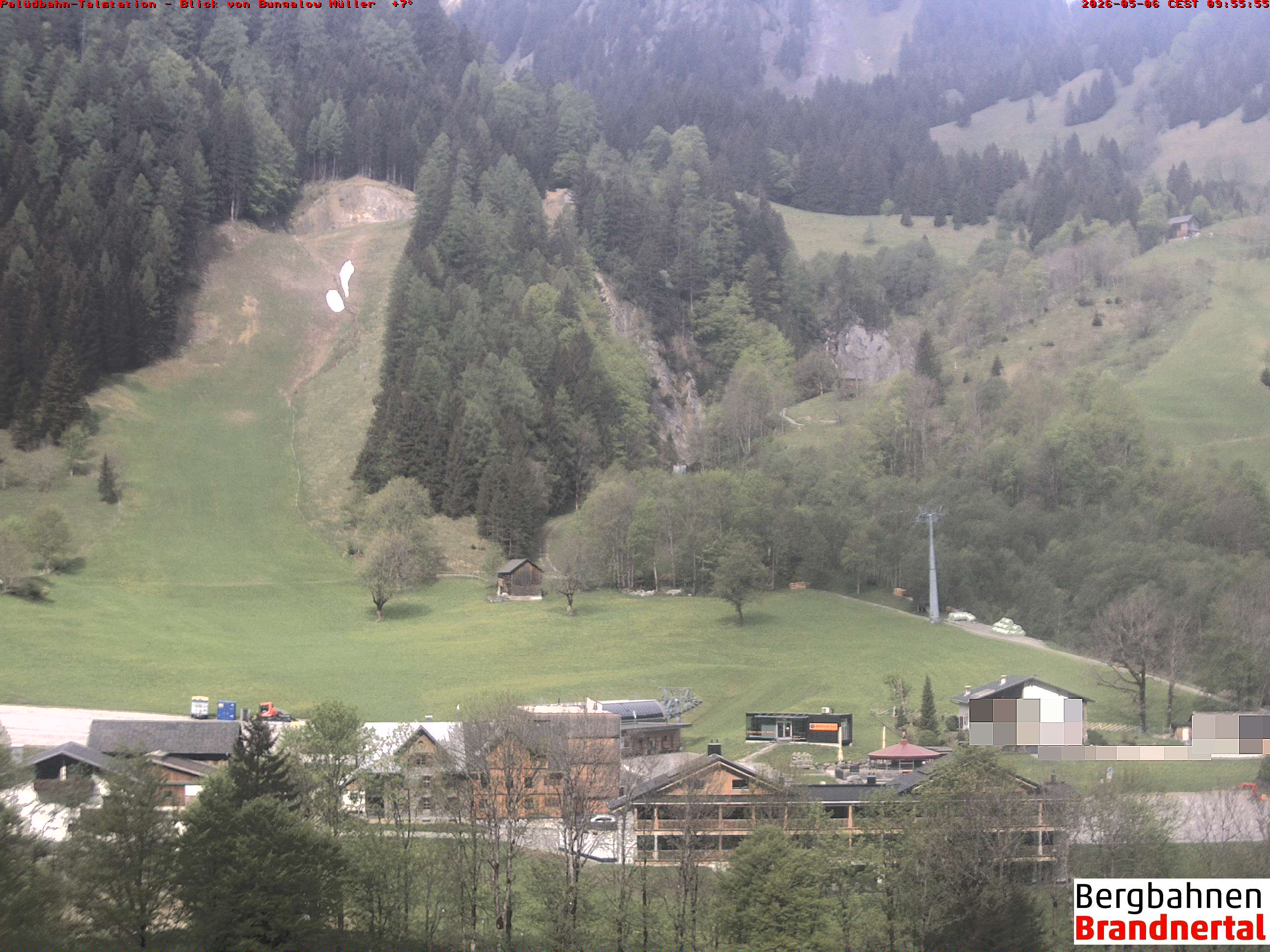 Blick auf Palüdbahn von Bungalow Müller