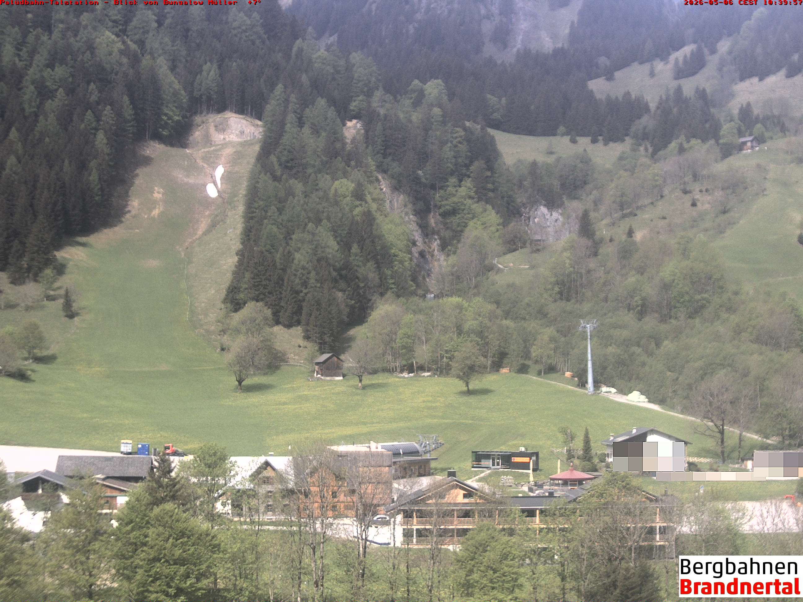 Blick auf Palüdbahn von Bungalow Müller