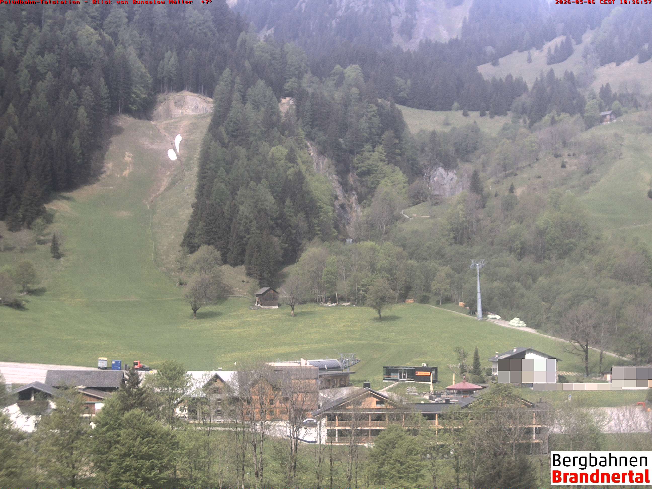 Blick auf Palüdbahn von Bungalow Müller