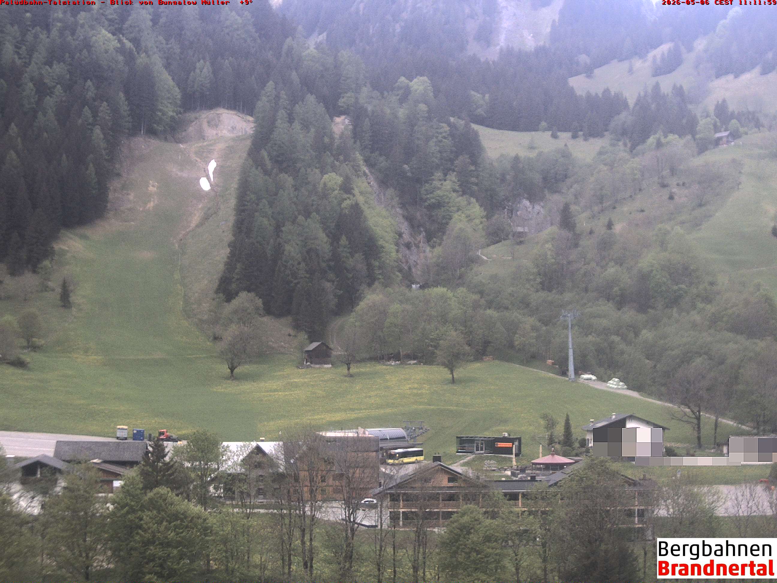 Blick auf Palüdbahn von Bungalow Müller